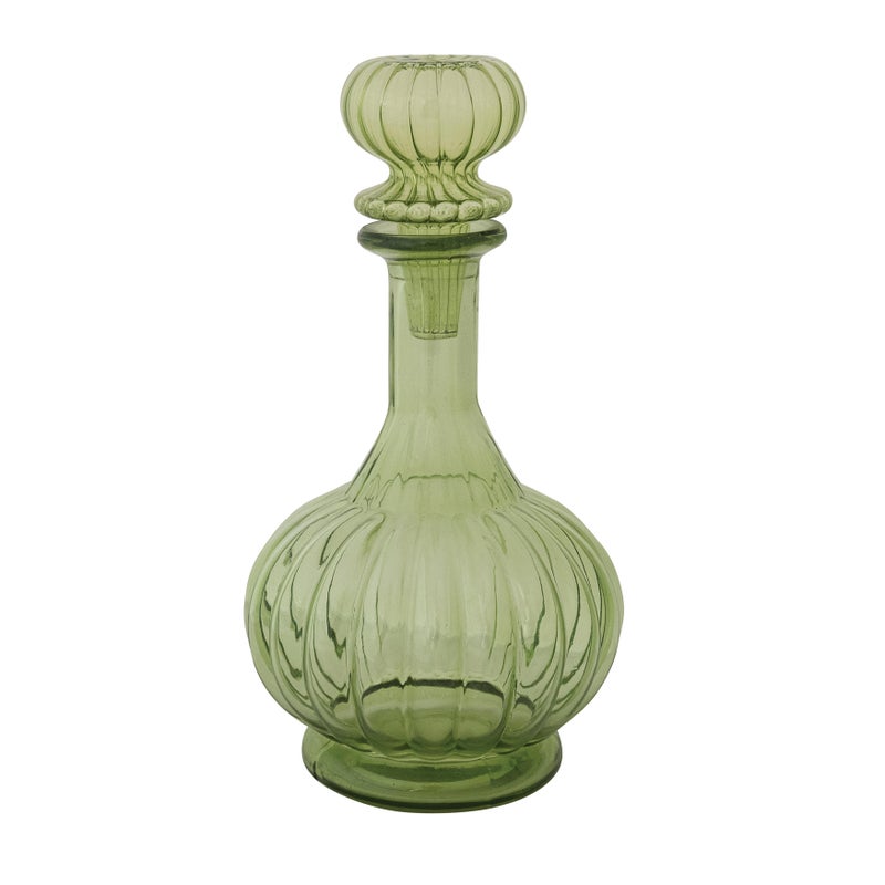 Storied Home Decanter, Green