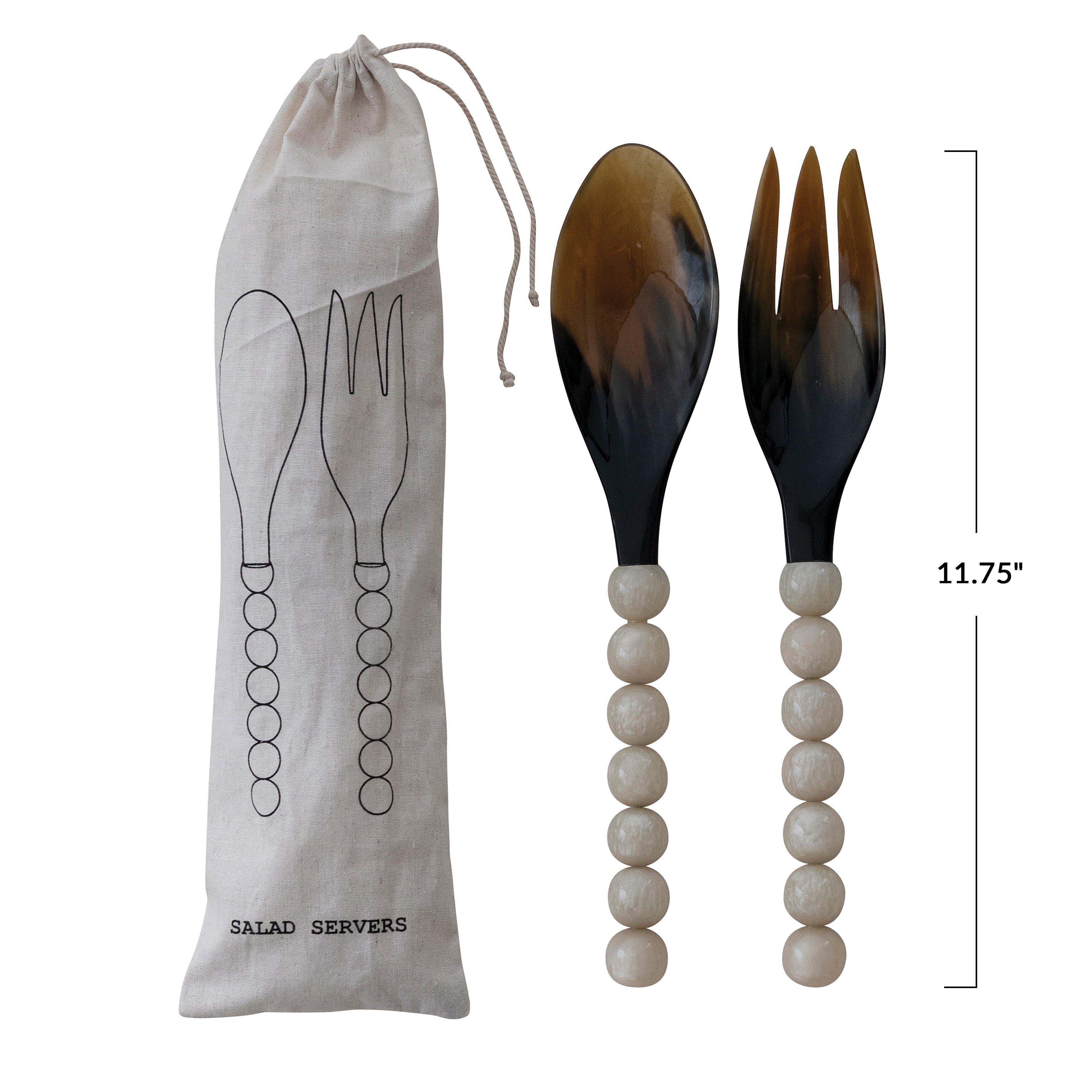 Storied Home Buffalo Horn Cutlery, , large