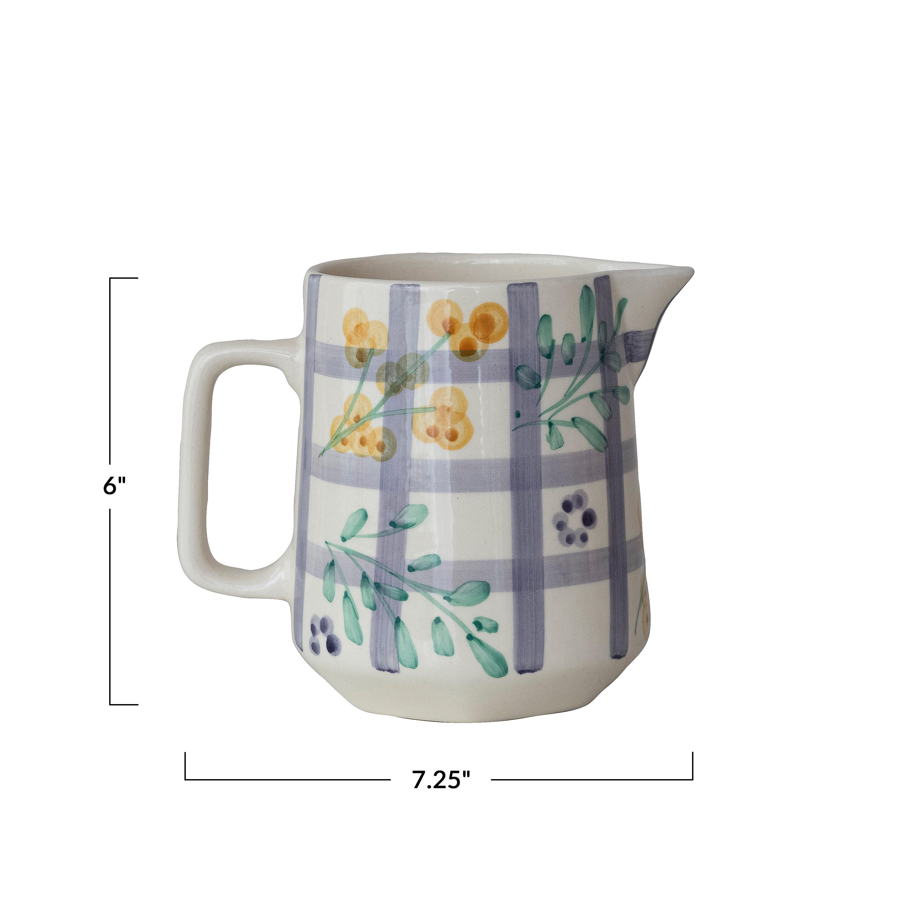 Storied Home Hand Painted Pitcher, , large