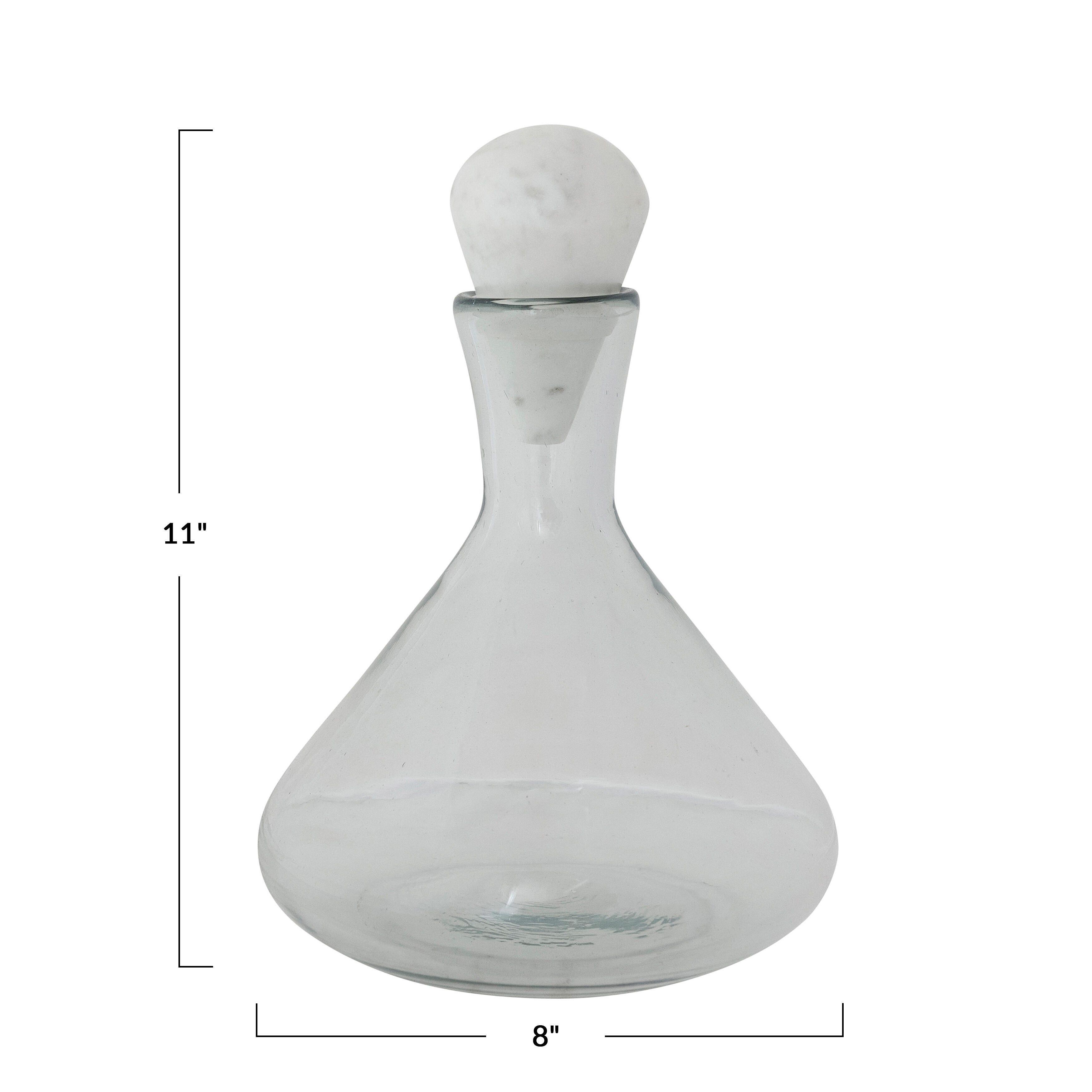 Storied Home Hand Blown Accent Bottle, , large