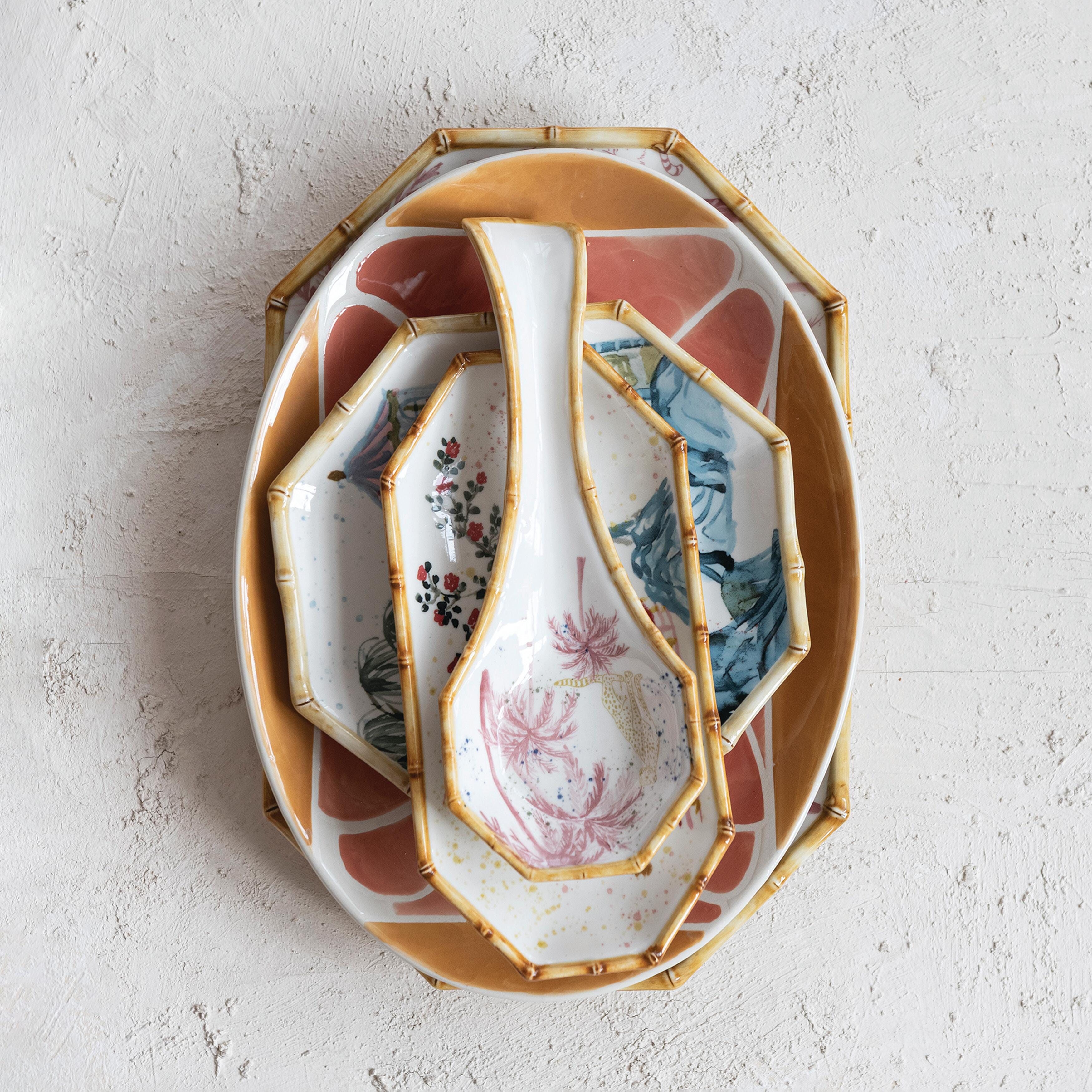 Storied Home Hand Painted Plates
