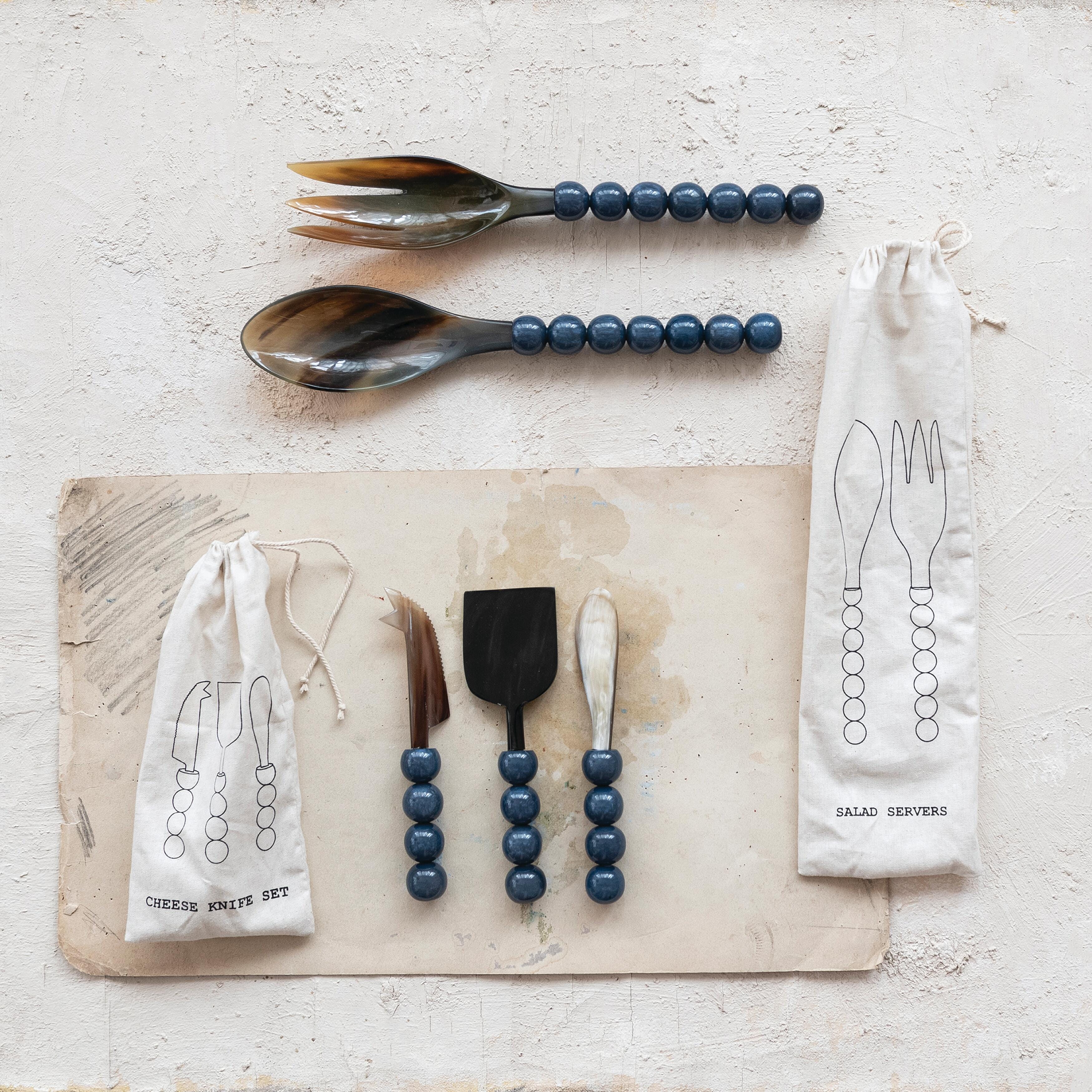 Storied Home Horn Cheese Server Set