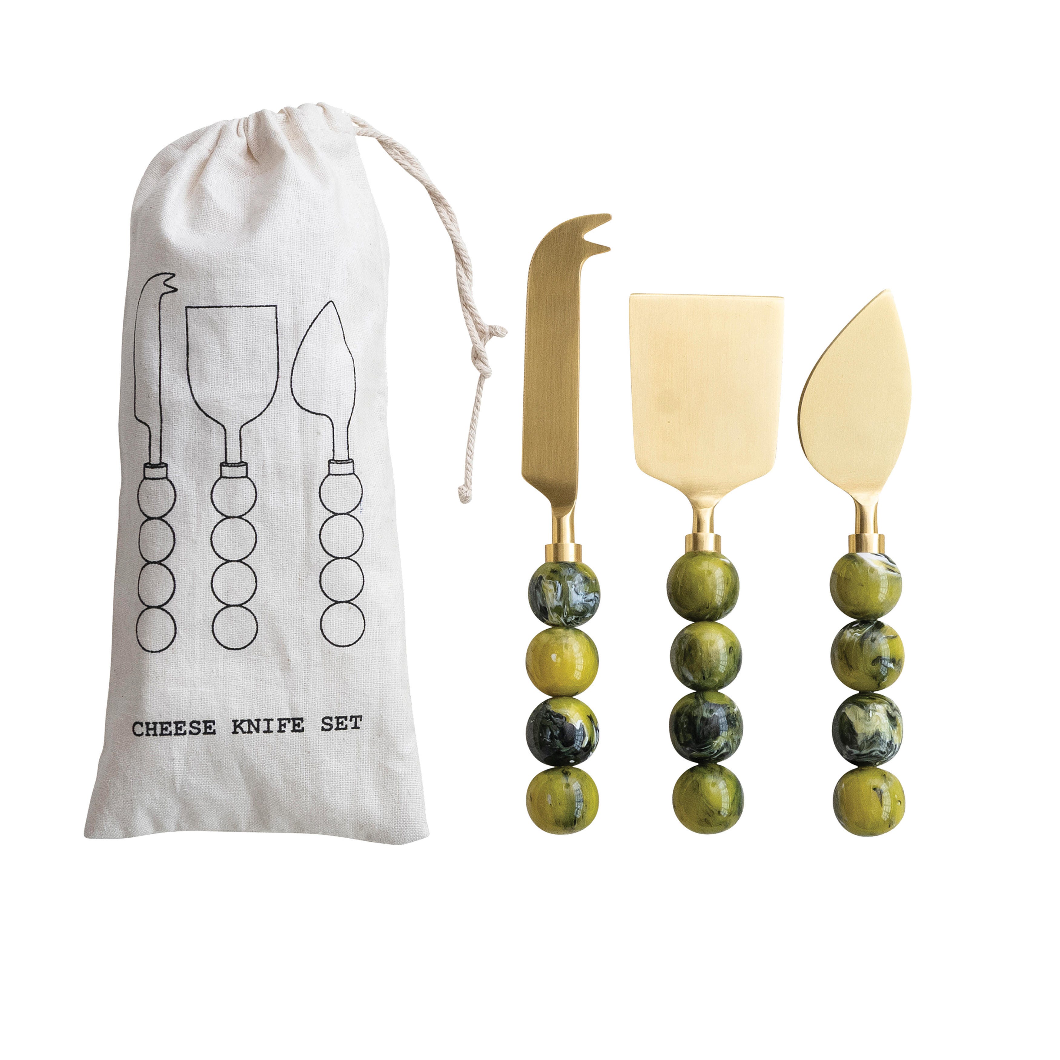 Storied Home Premium Cheese Server Set, , large
