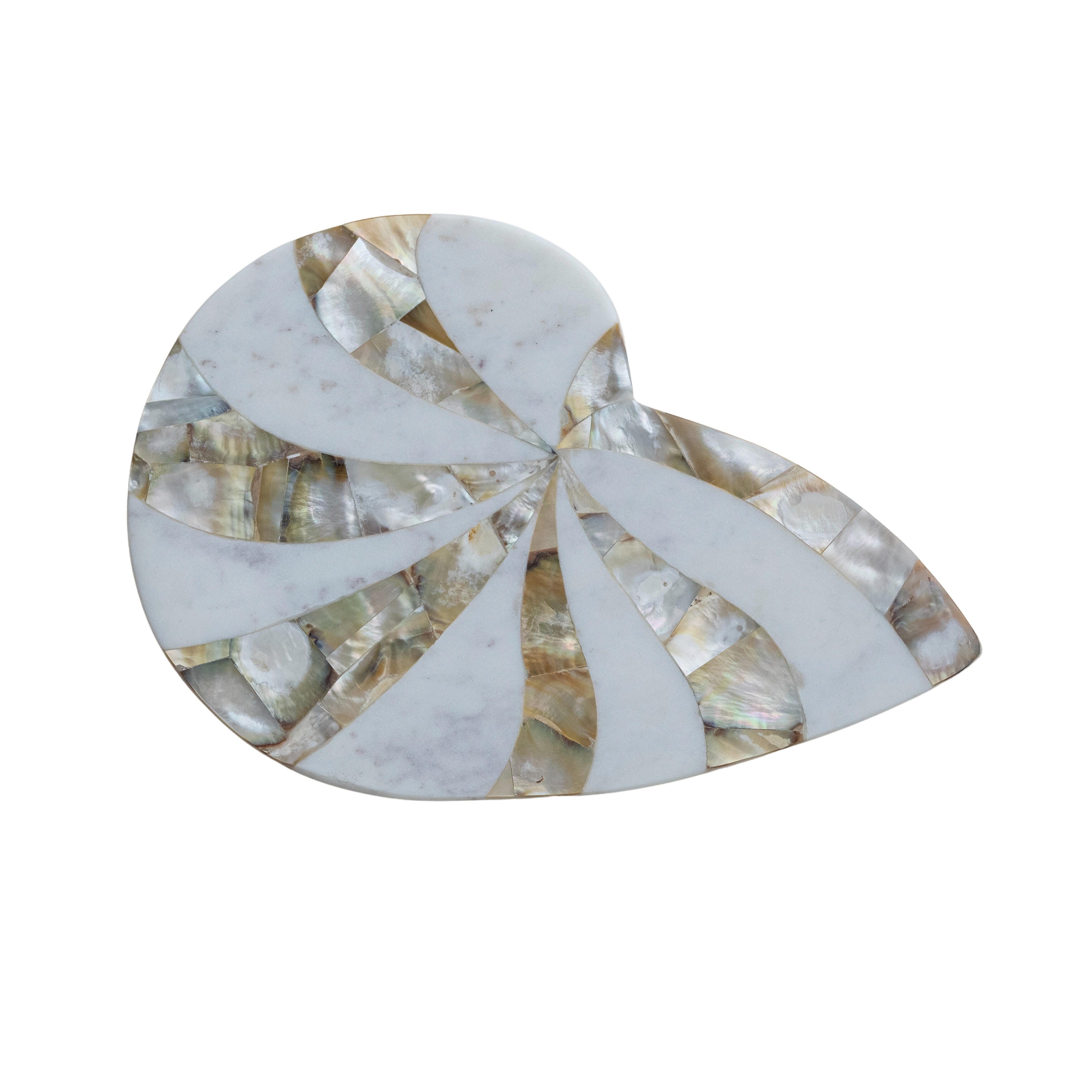 Storied Home Shell Shaped Cheese Board, , large