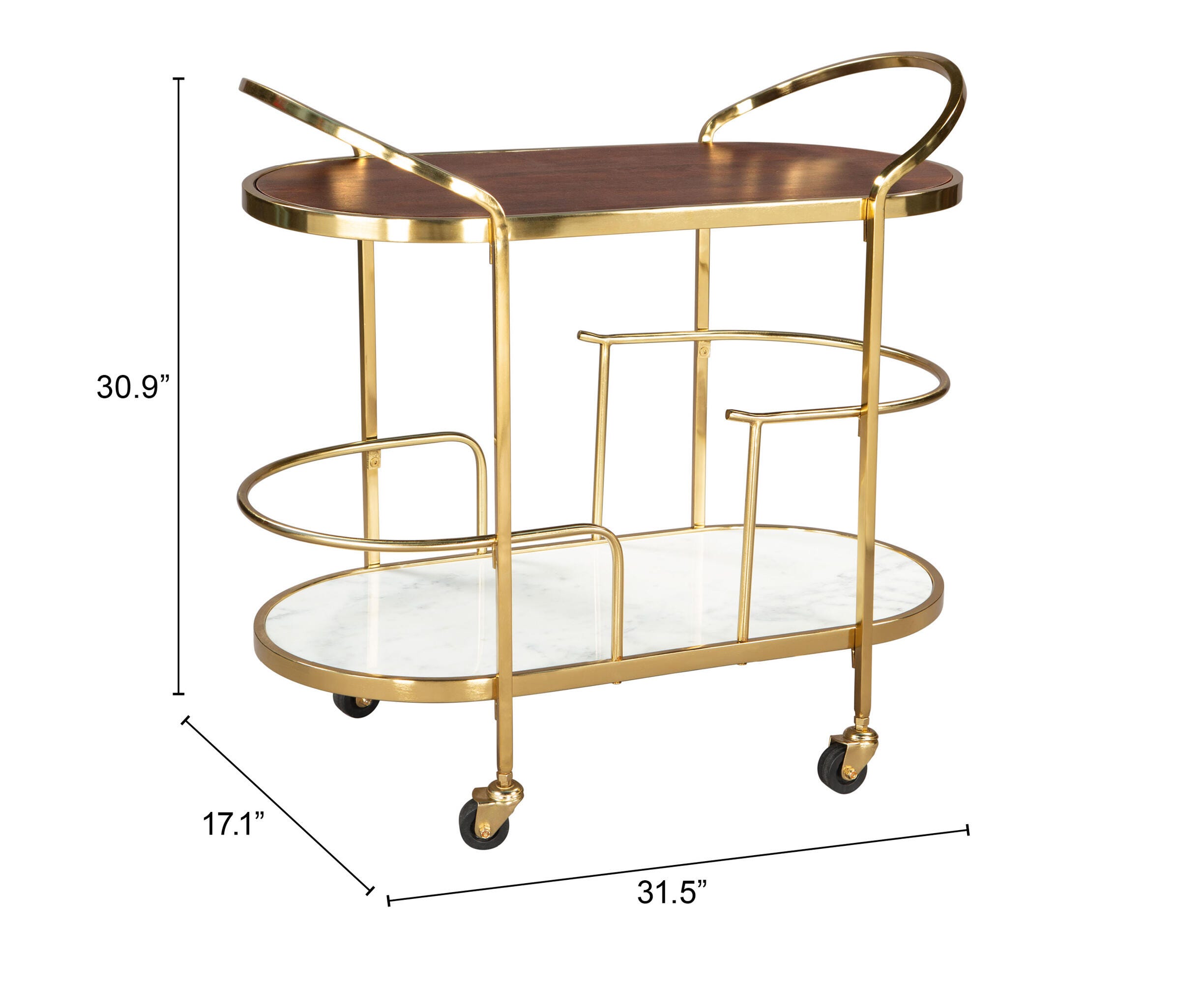 Erika Home Antalya Bar Cart, , large
