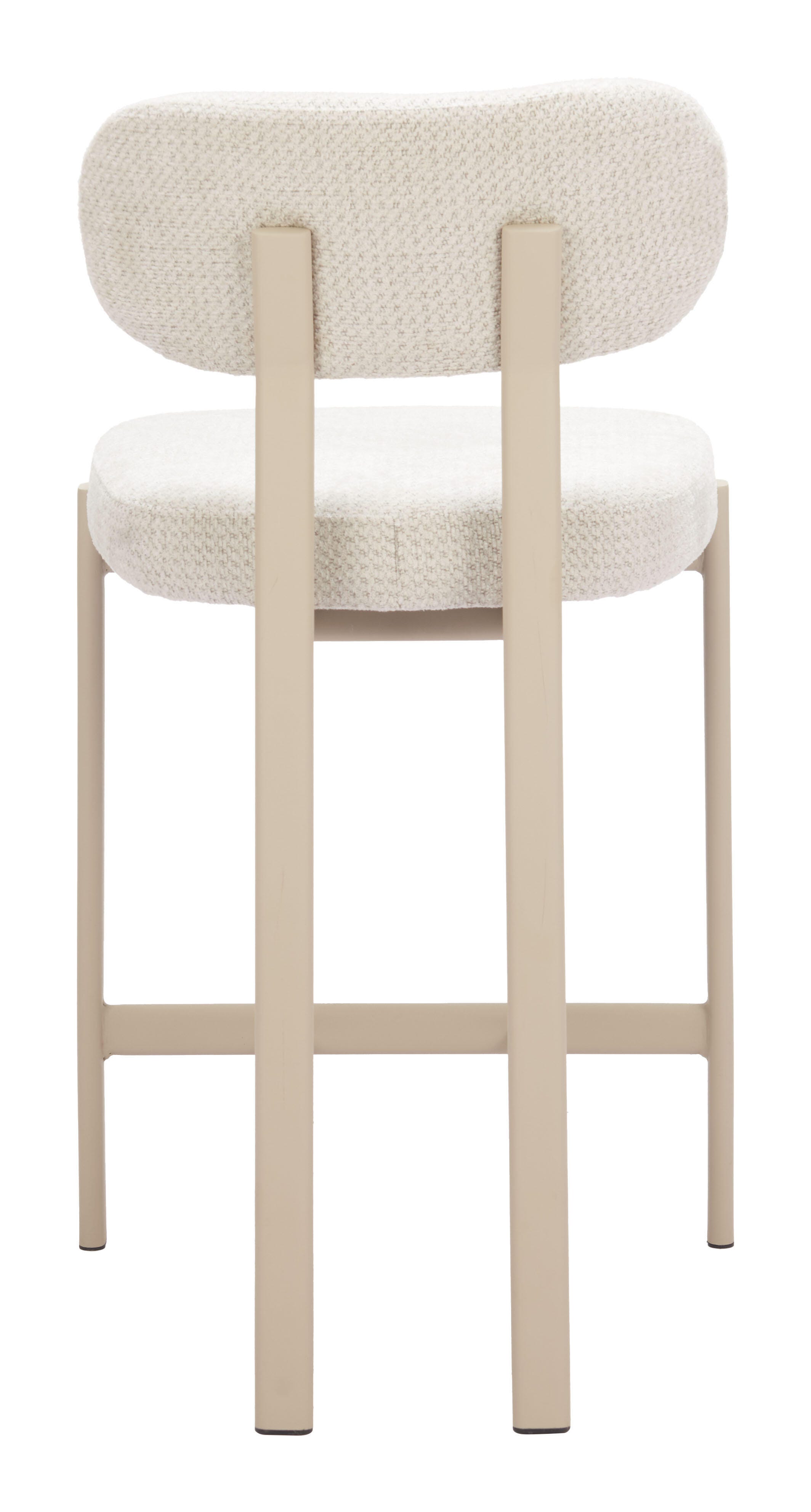 Erika Home Aurea Counter Height Bar Stool (Set of 2), Light Gray, large