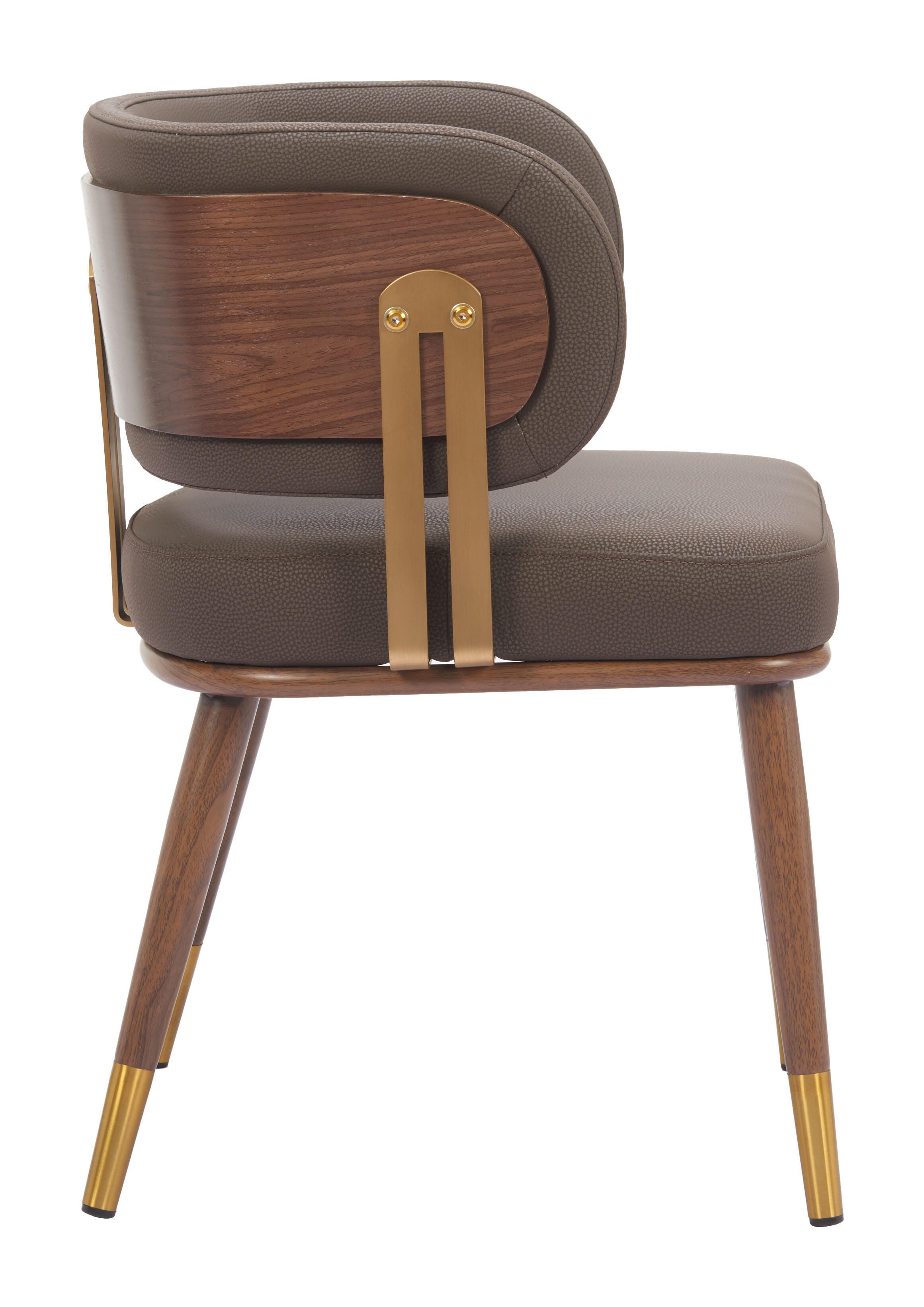 Erika Home Brew Dining Chair, Brown/Walnut, large