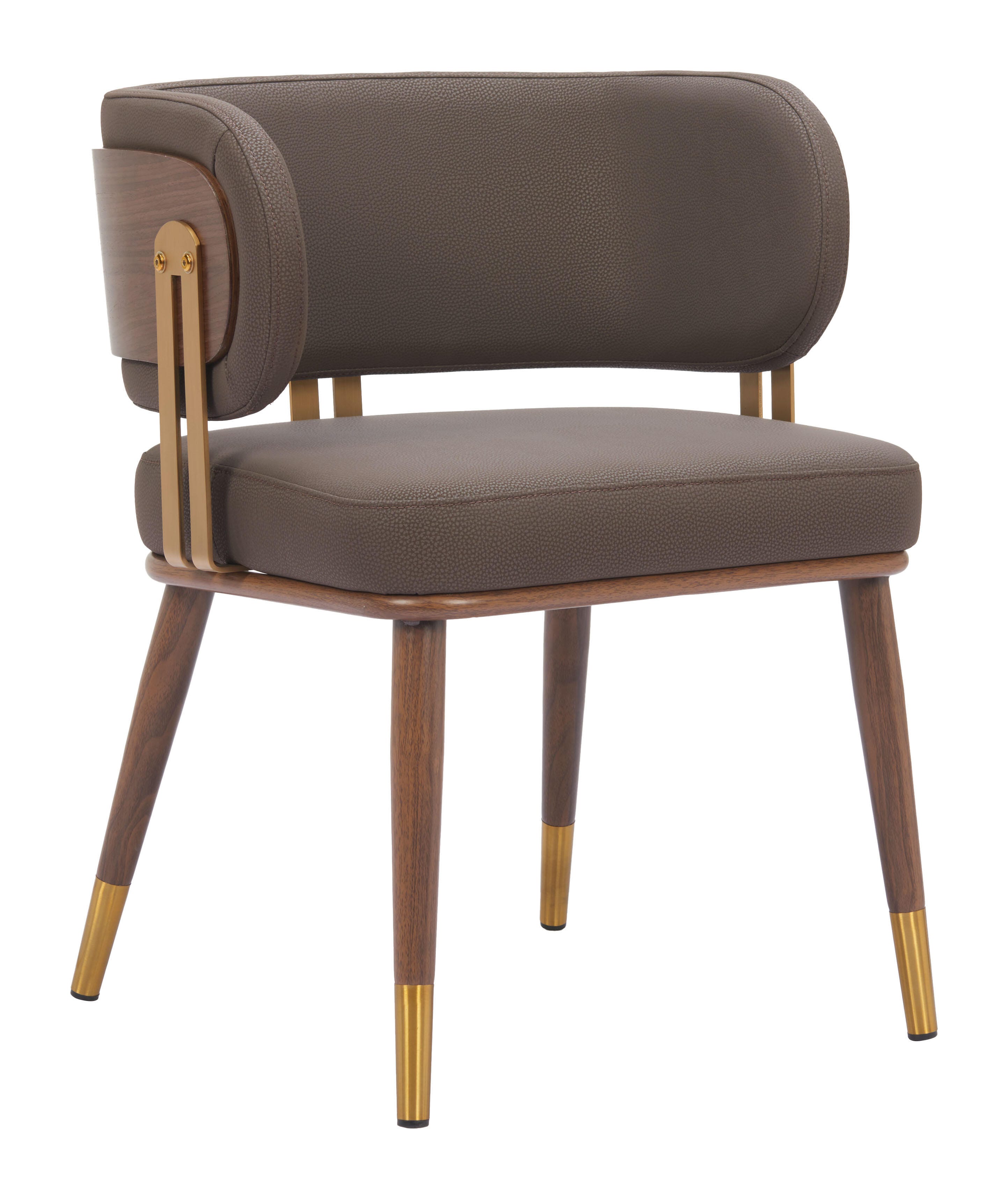 Erika Home Brew Dining Chair, Brown/Walnut, large