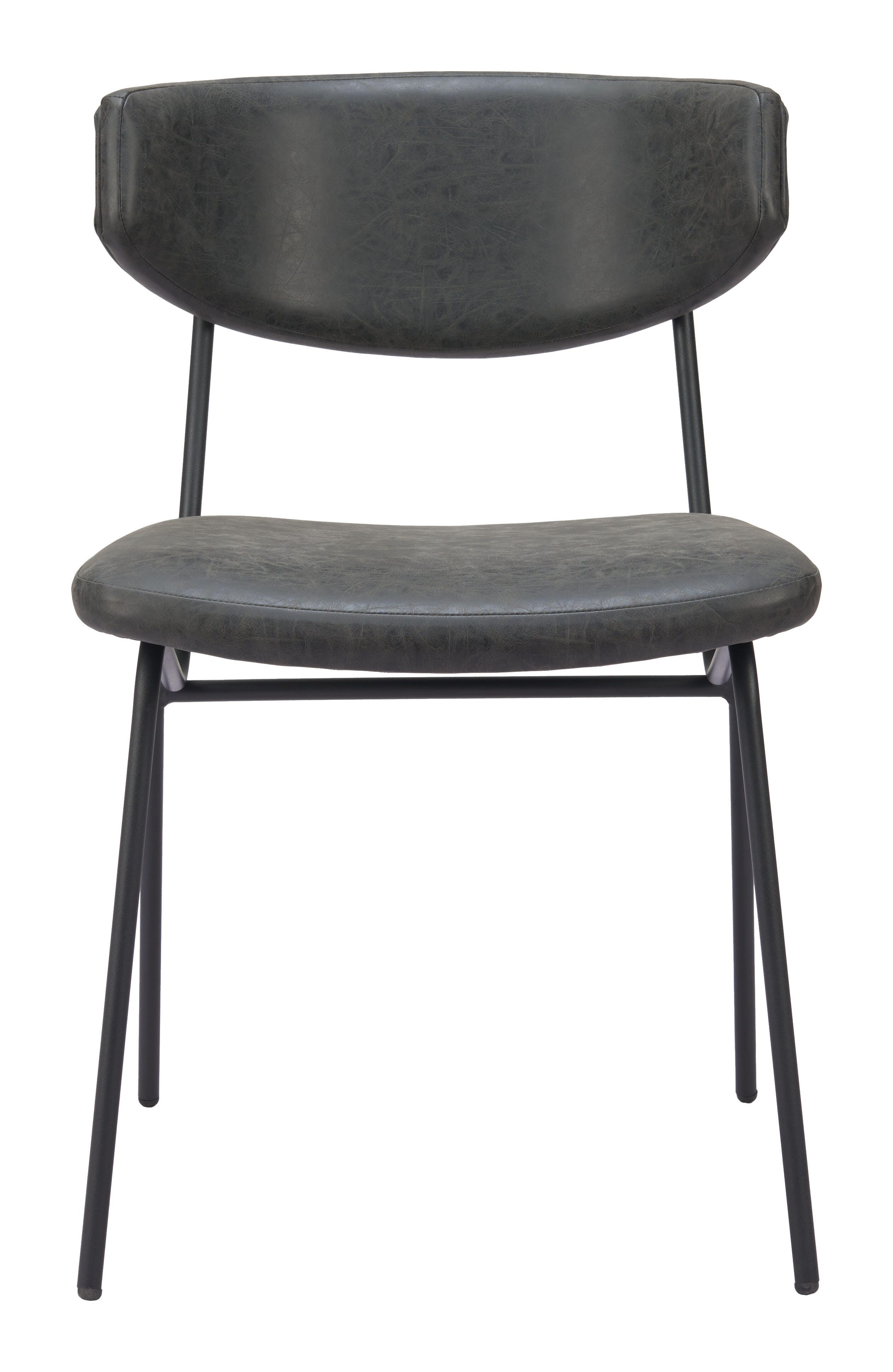 Erika Home Charon Dining Chair, Vintage Black, large