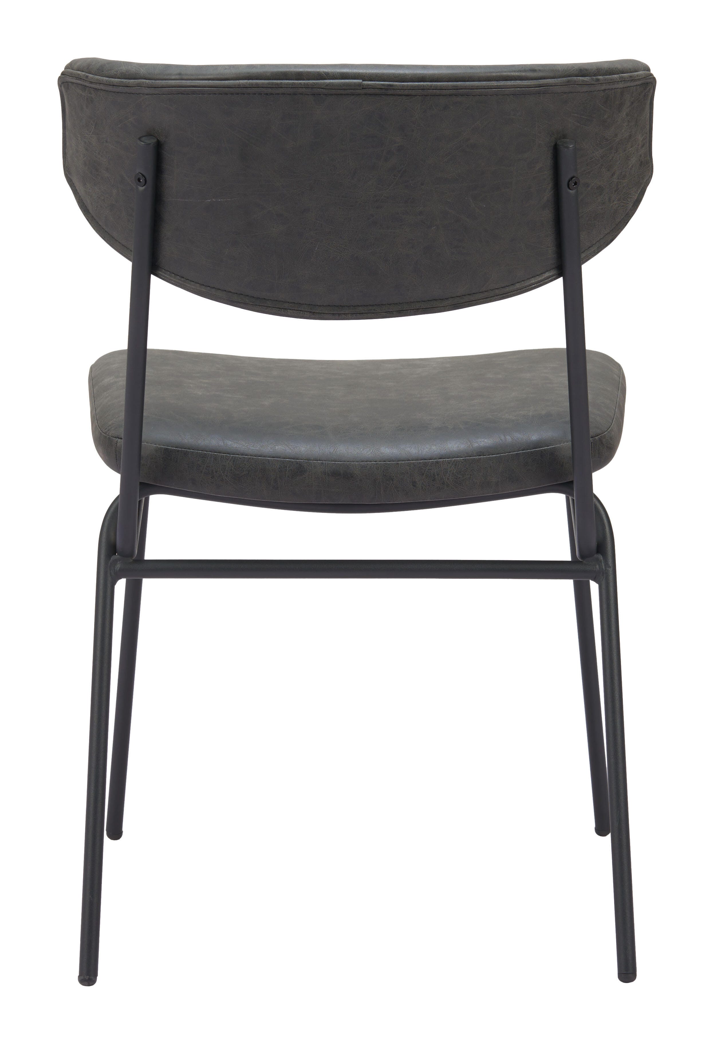Erika Home Charon Dining Chair, Vintage Black, large