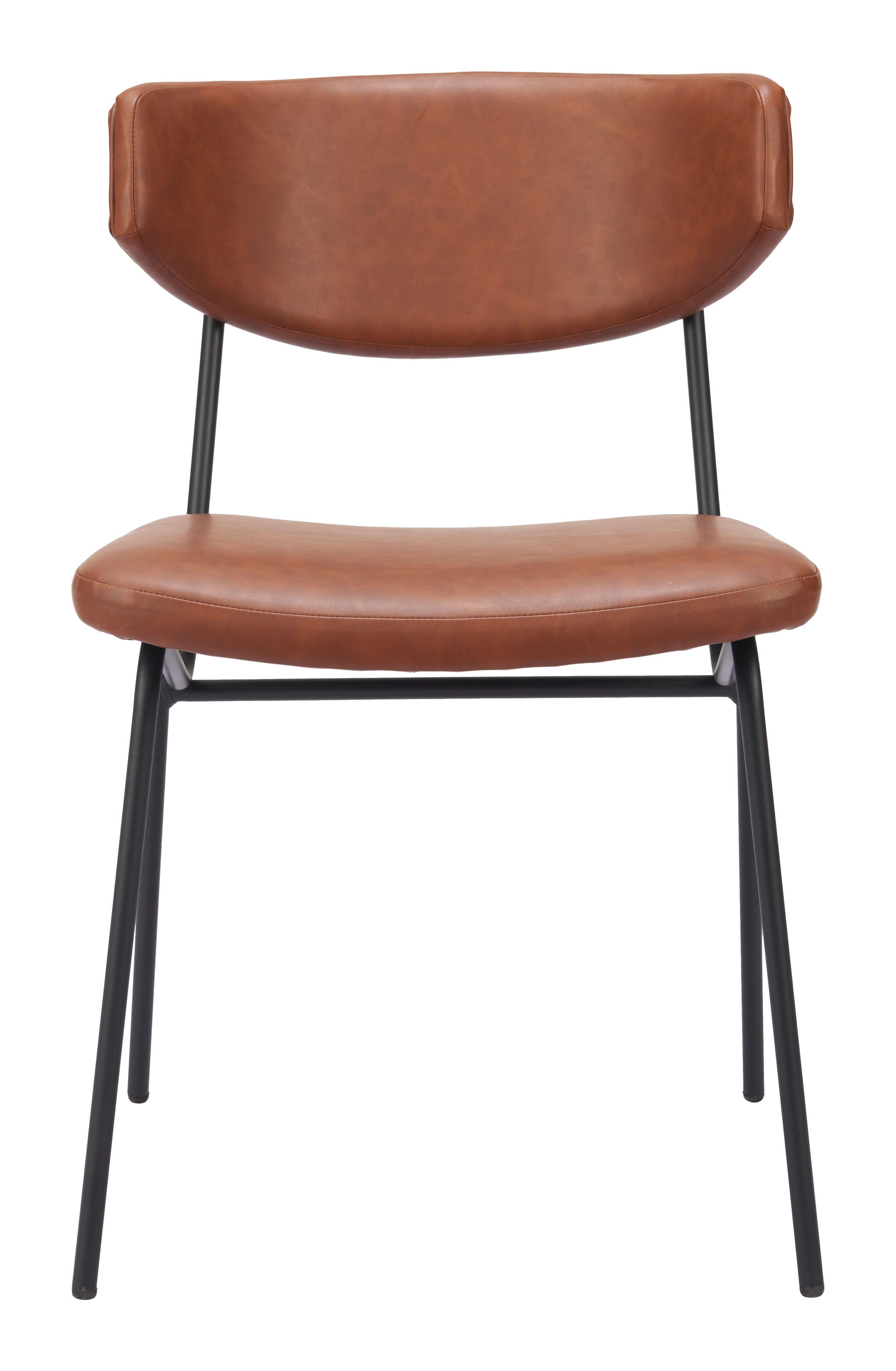 Erika Home Charon Dining Chair, Vintage Brown, large