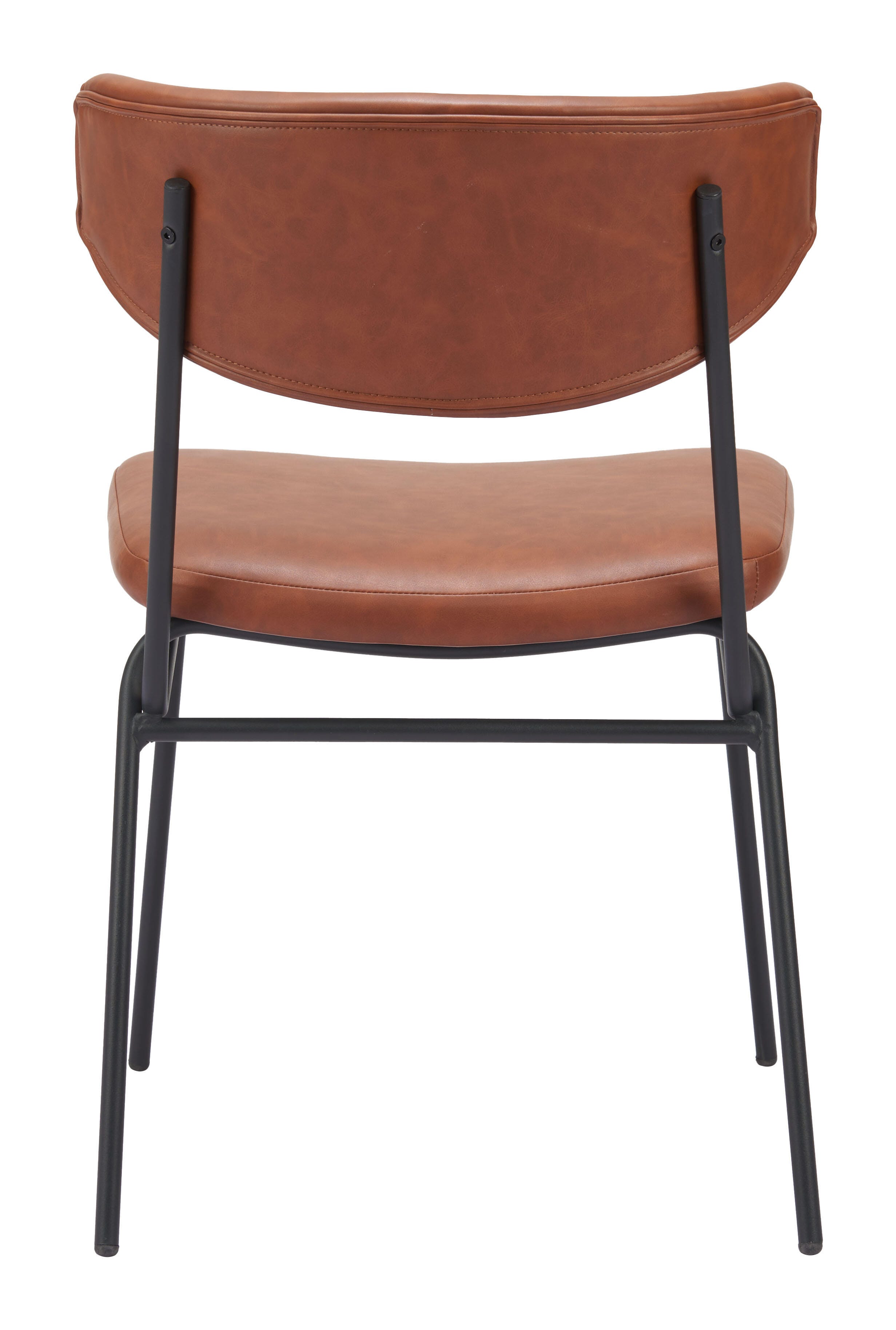 Erika Home Charon Dining Chair, Vintage Brown, large
