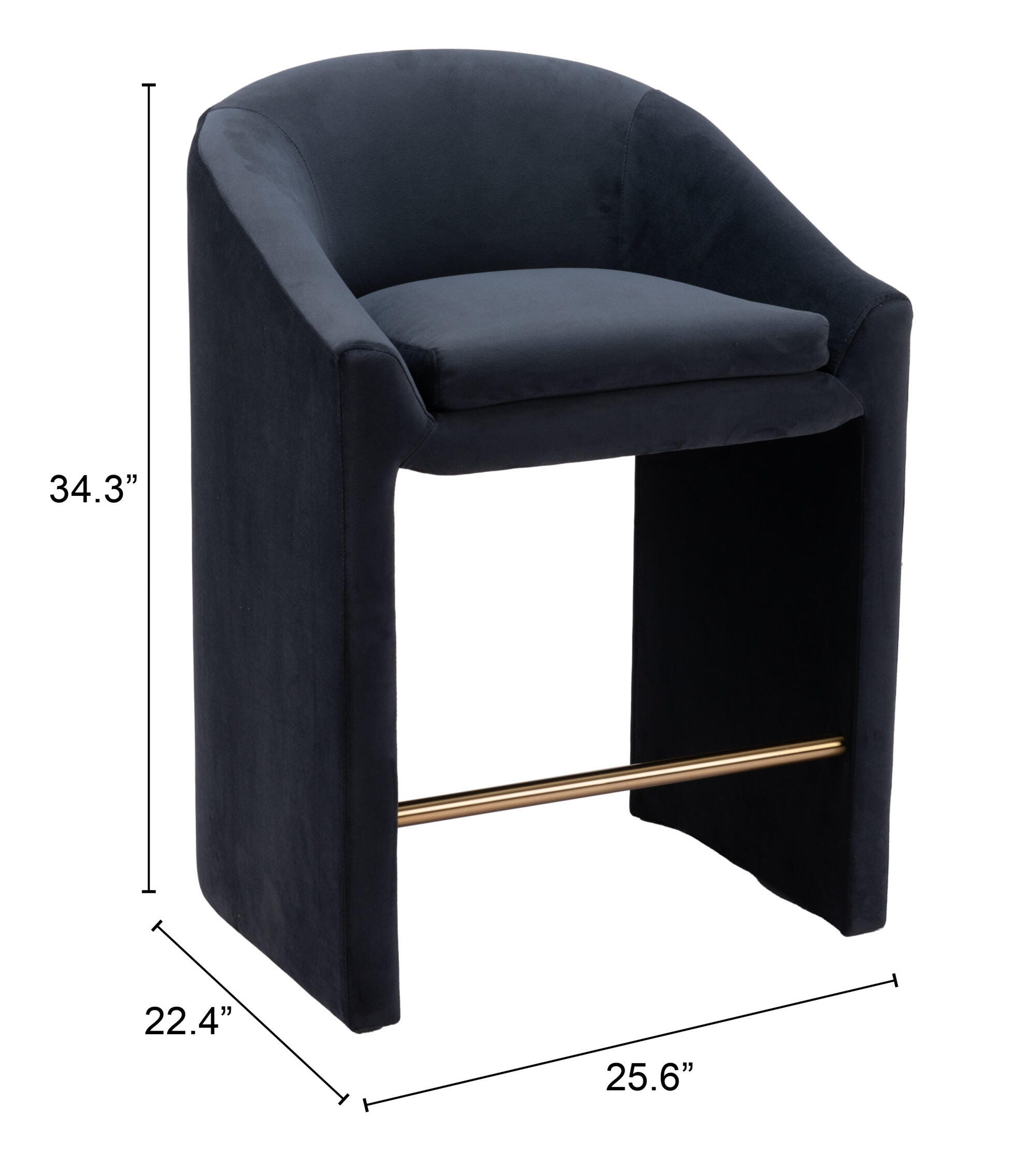 Erika Home Emas Counter Height Bar Stool, , large