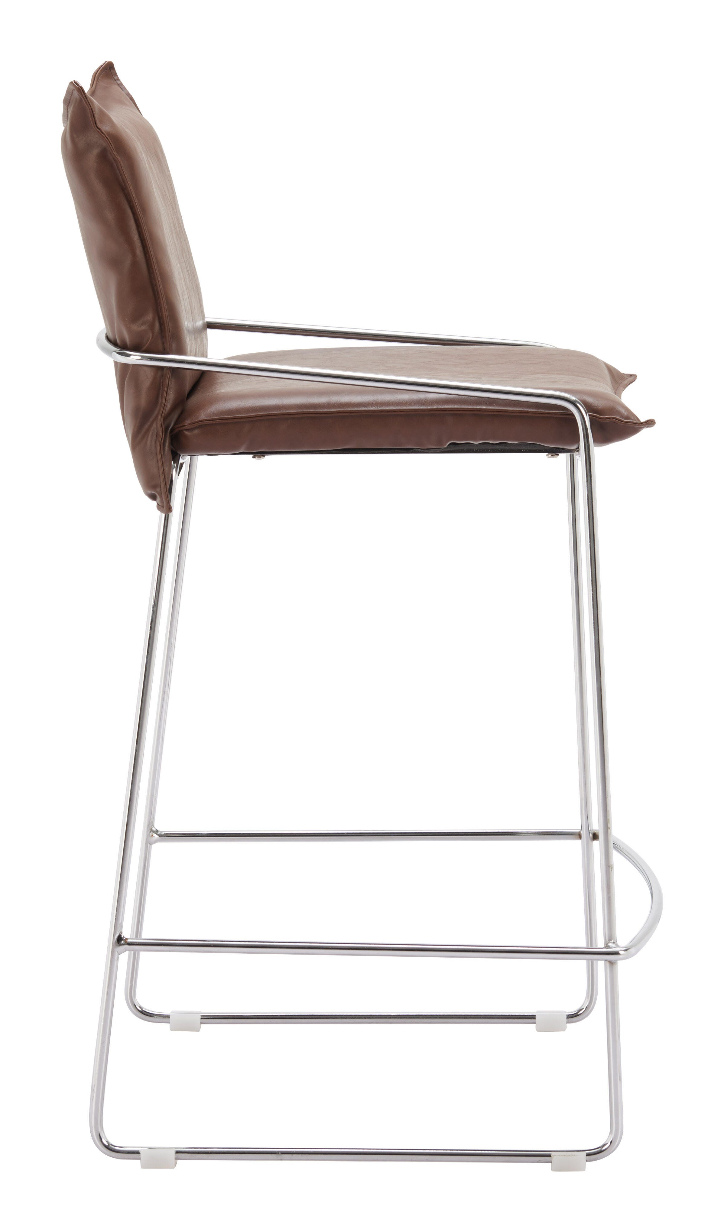 Erika Home Pola Solid Counter Height Bar Stool, , large
