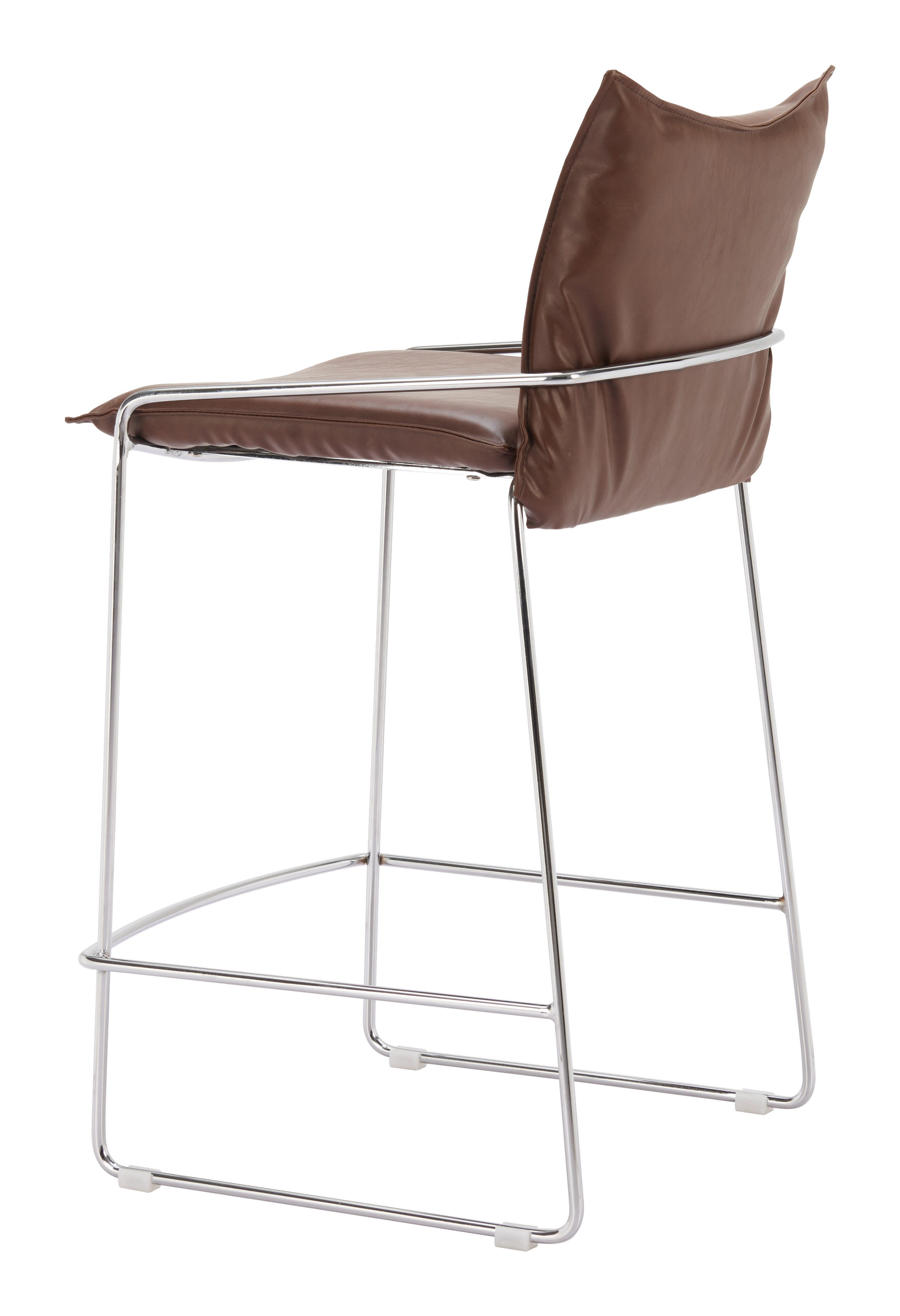 Erika Home Pola Solid Counter Height Bar Stool, , large