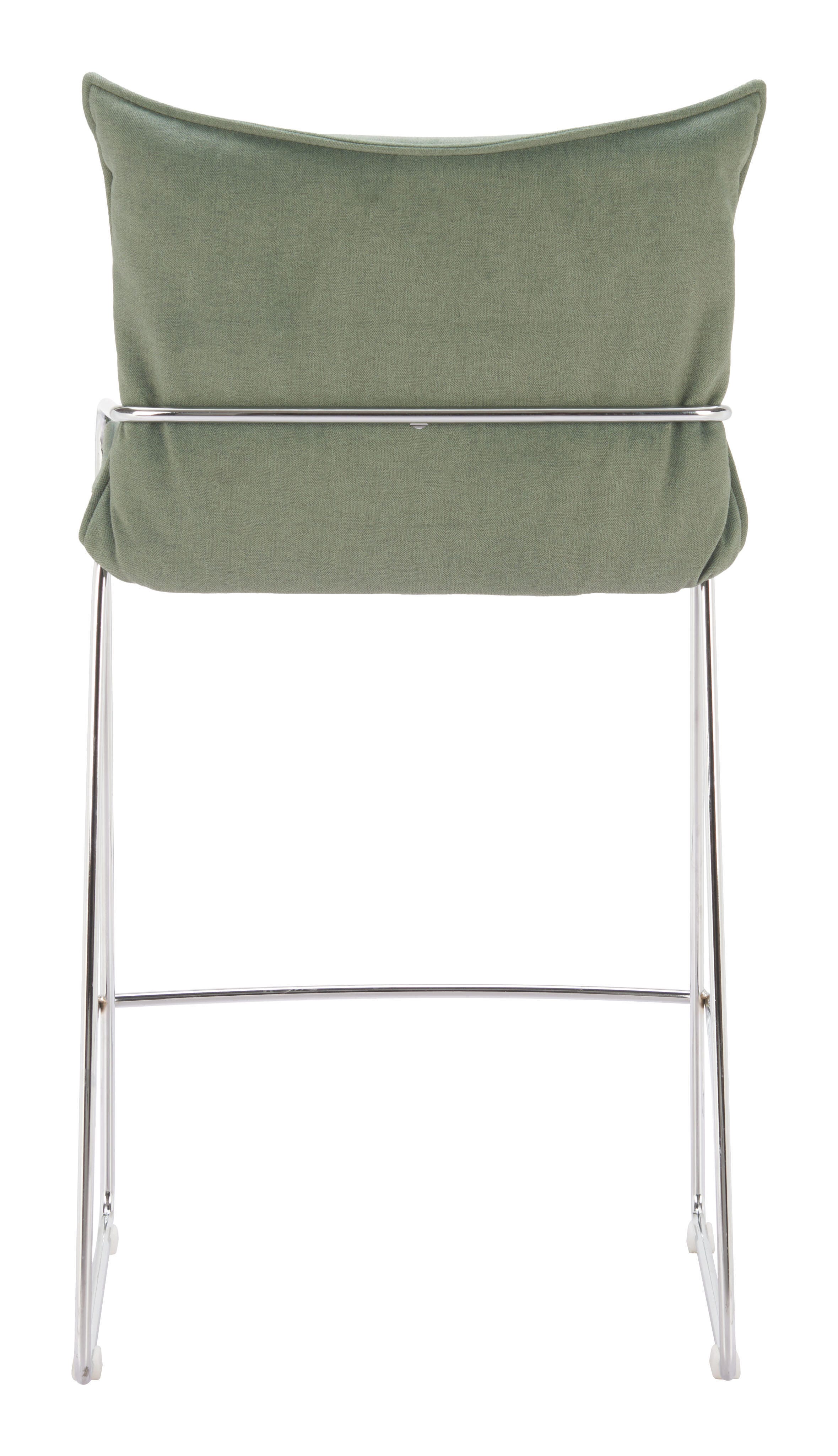 Erika Home Pola Counter Height Bar Stool, Green, large