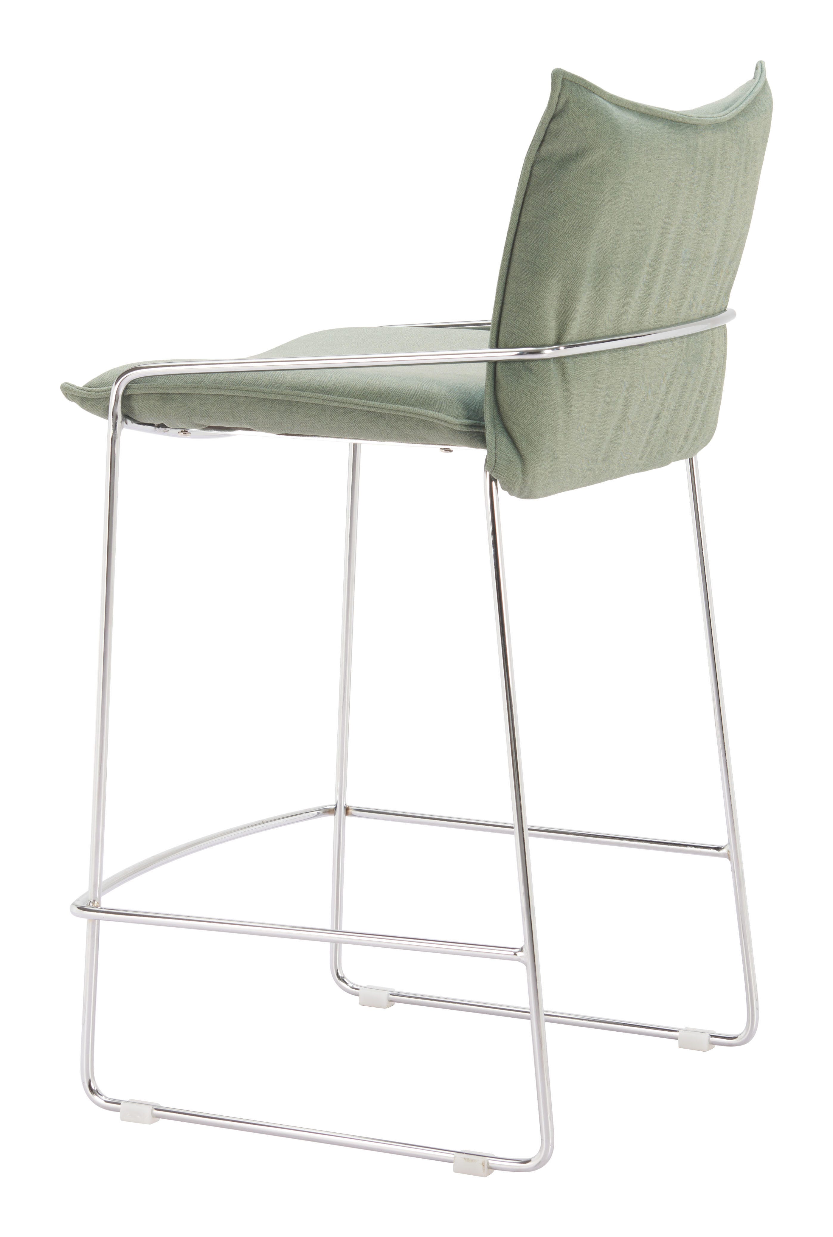 Erika Home Pola Counter Height Bar Stool, Green, large