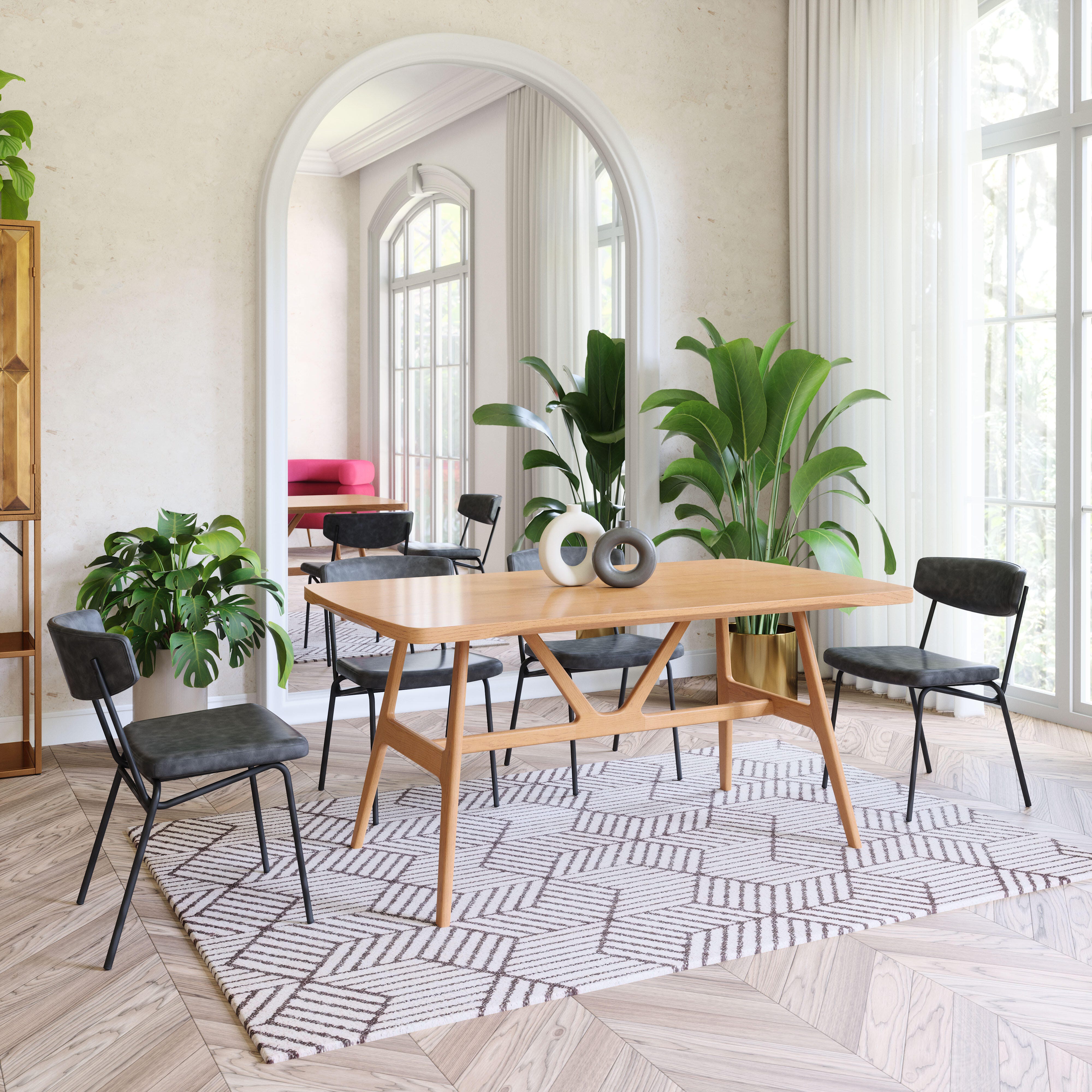 Erika Home Rovina Dining Table, , rollover