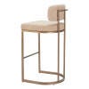 Erika Home Velar Bar Height Bar Stool (Set of 2), Beige, large