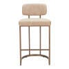 Erika Home Velar Counter Height Bar Stool (Set of 2), Beige, large