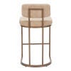 Erika Home Velar Counter Height Bar Stool (Set of 2), Beige, large