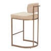 Erika Home Velar Counter Height Bar Stool (Set of 2), Beige, large
