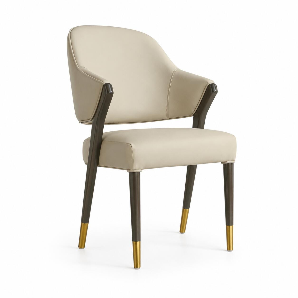 Manhattan Comfort Collette Dining Chair, Stone Gray, large