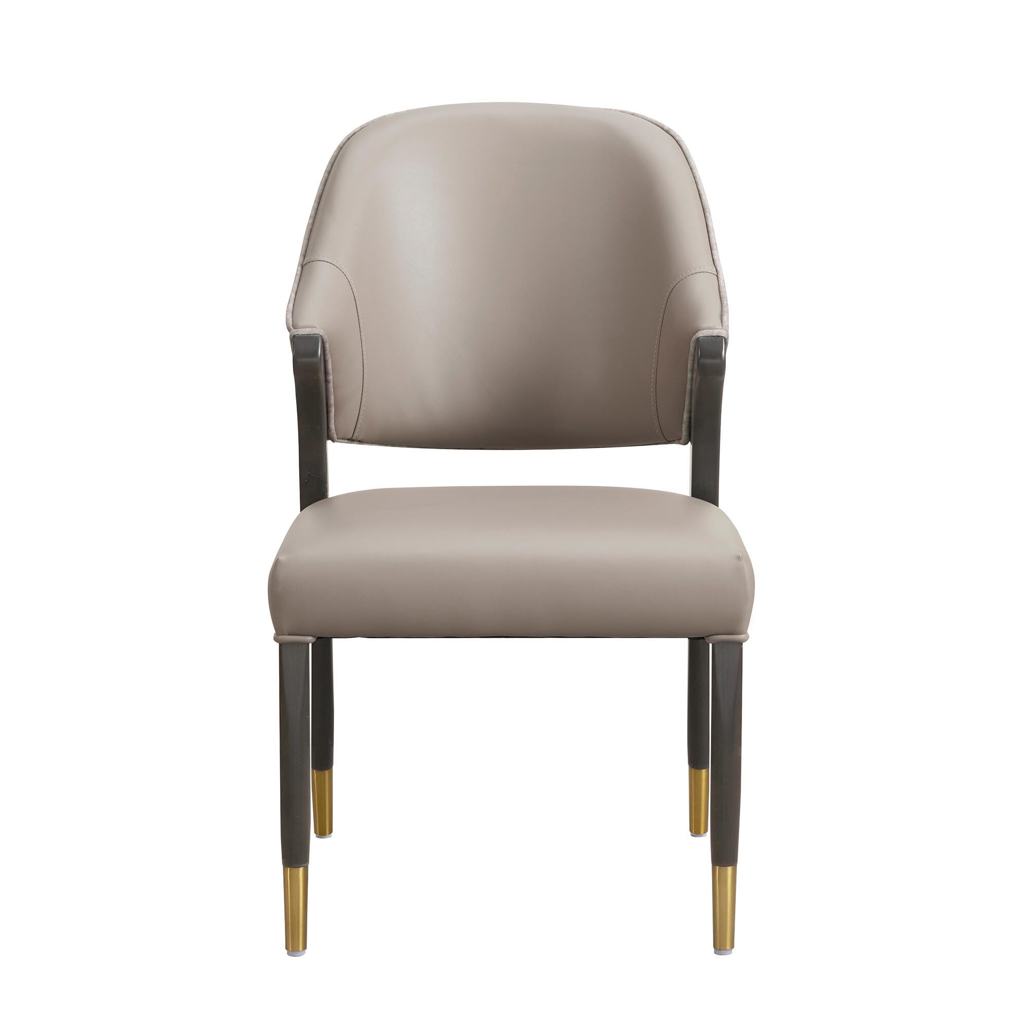 Manhattan Comfort Collette Dining Chair, Taupe, large