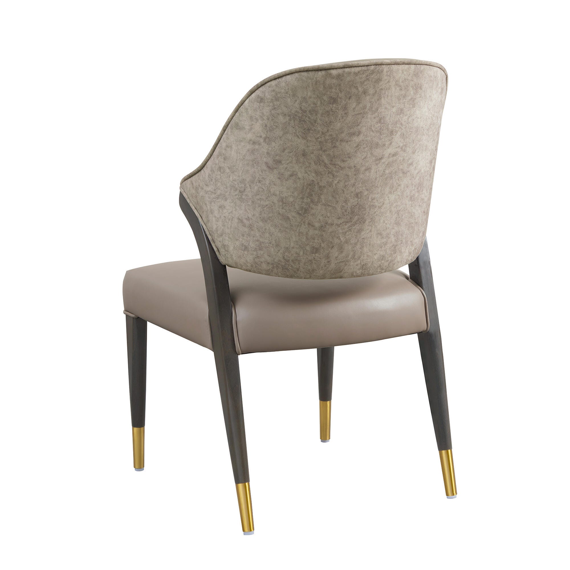 Manhattan Comfort Collette Dining Chair, Taupe, large