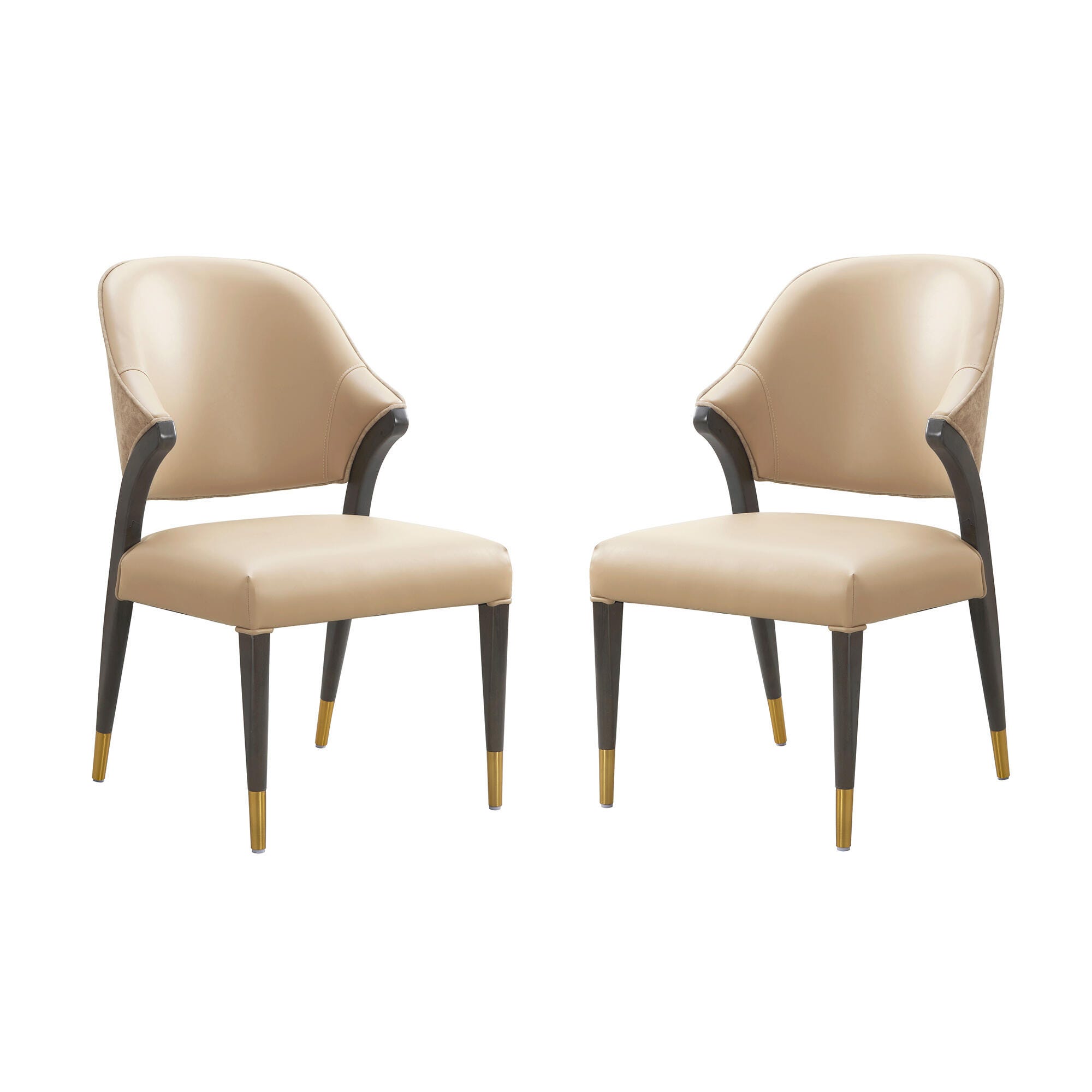 Manhattan Comfort Collette Dining Chair, Tan, large
