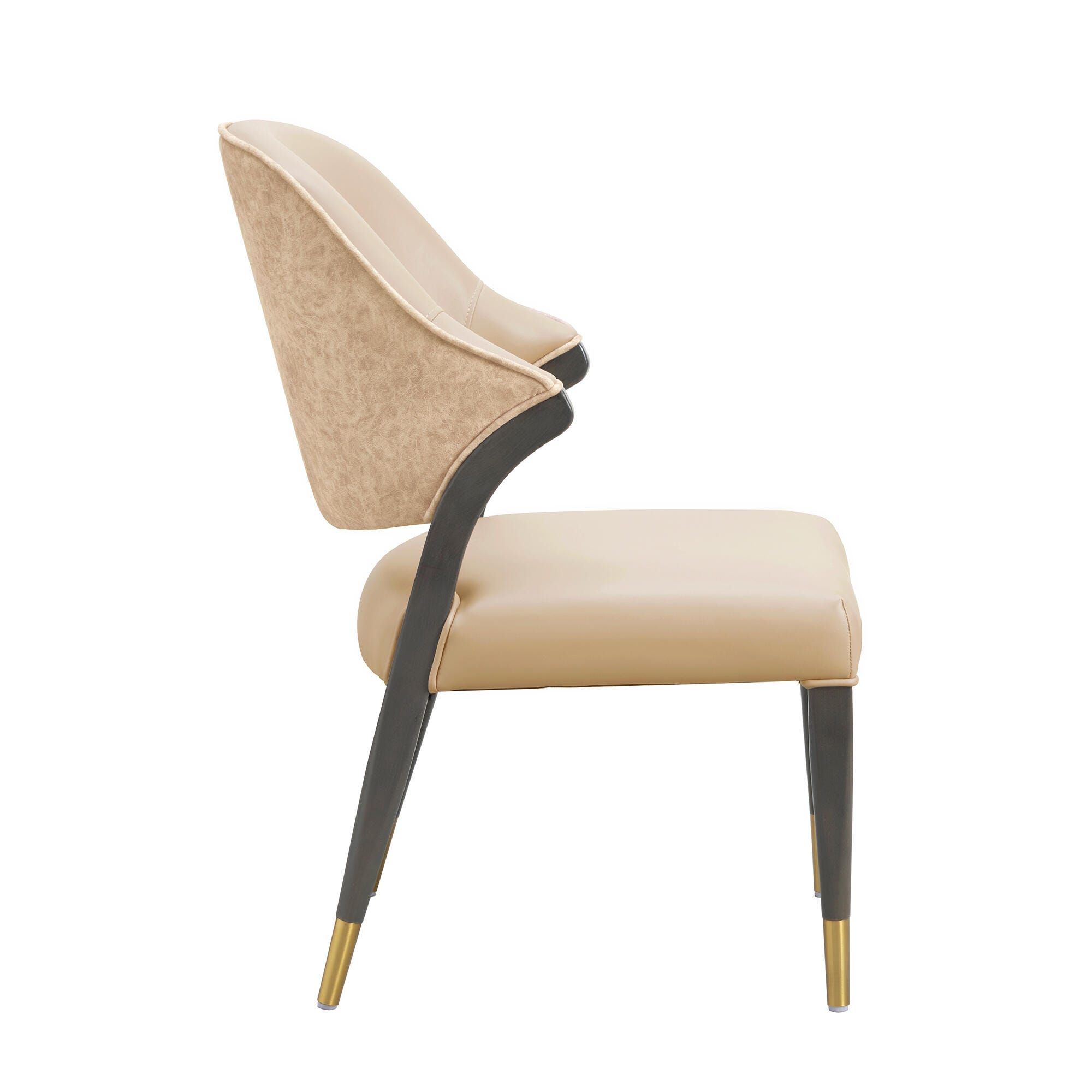 Manhattan Comfort Collette Dining Chair, Tan, large