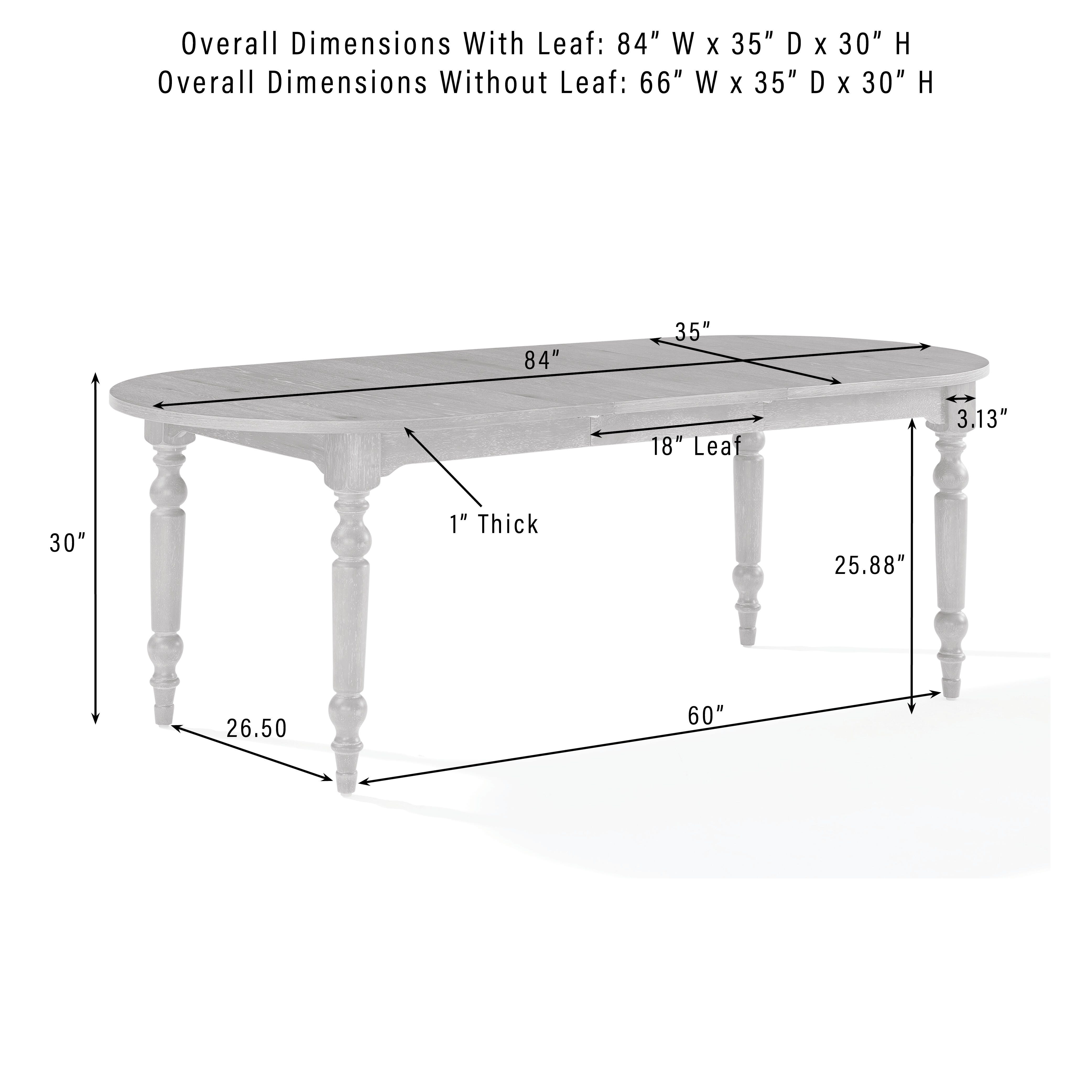 Crosley Furniture Daphne Extendable Dining Table, , large