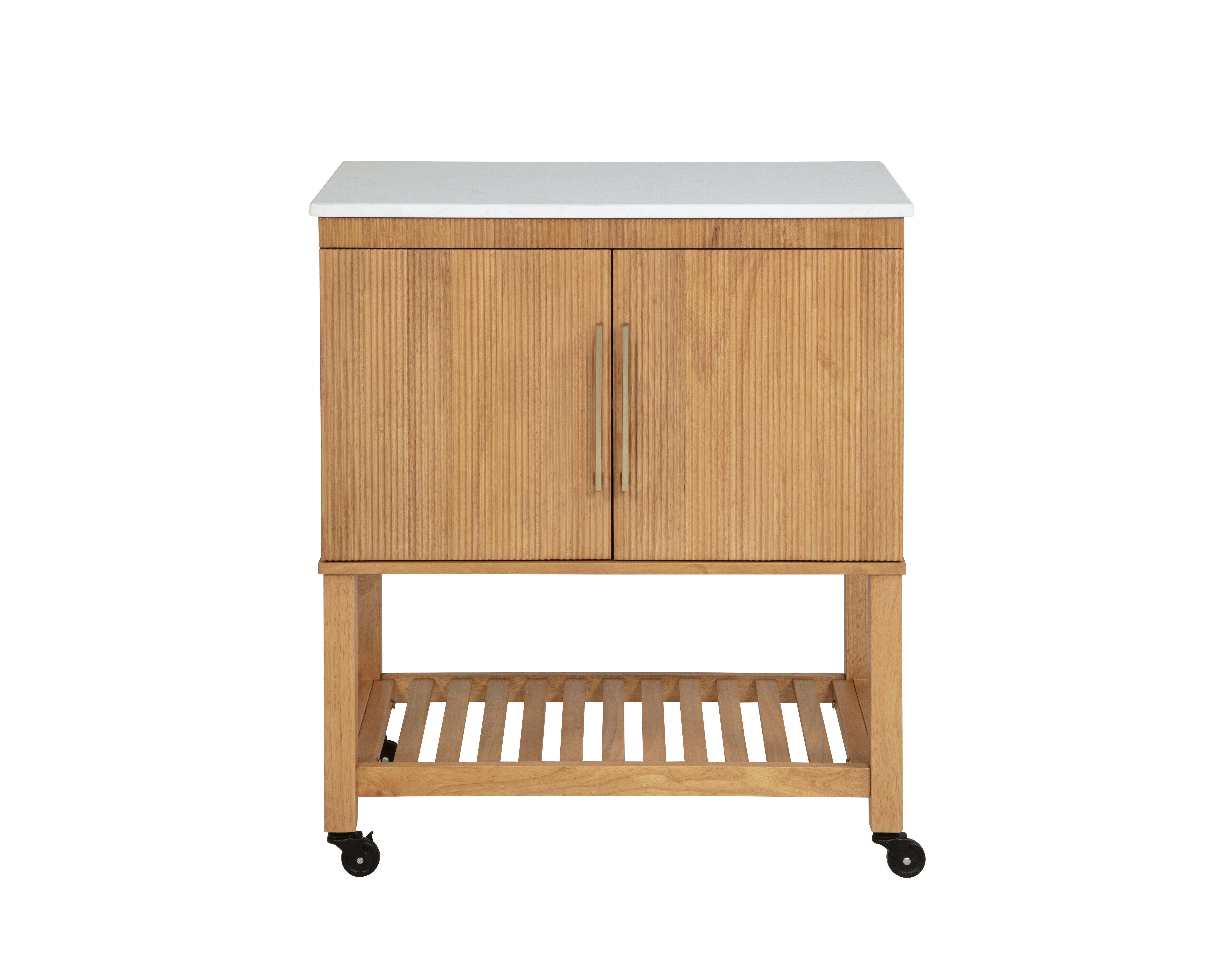 Linon Kip Kitchen Cart, , large