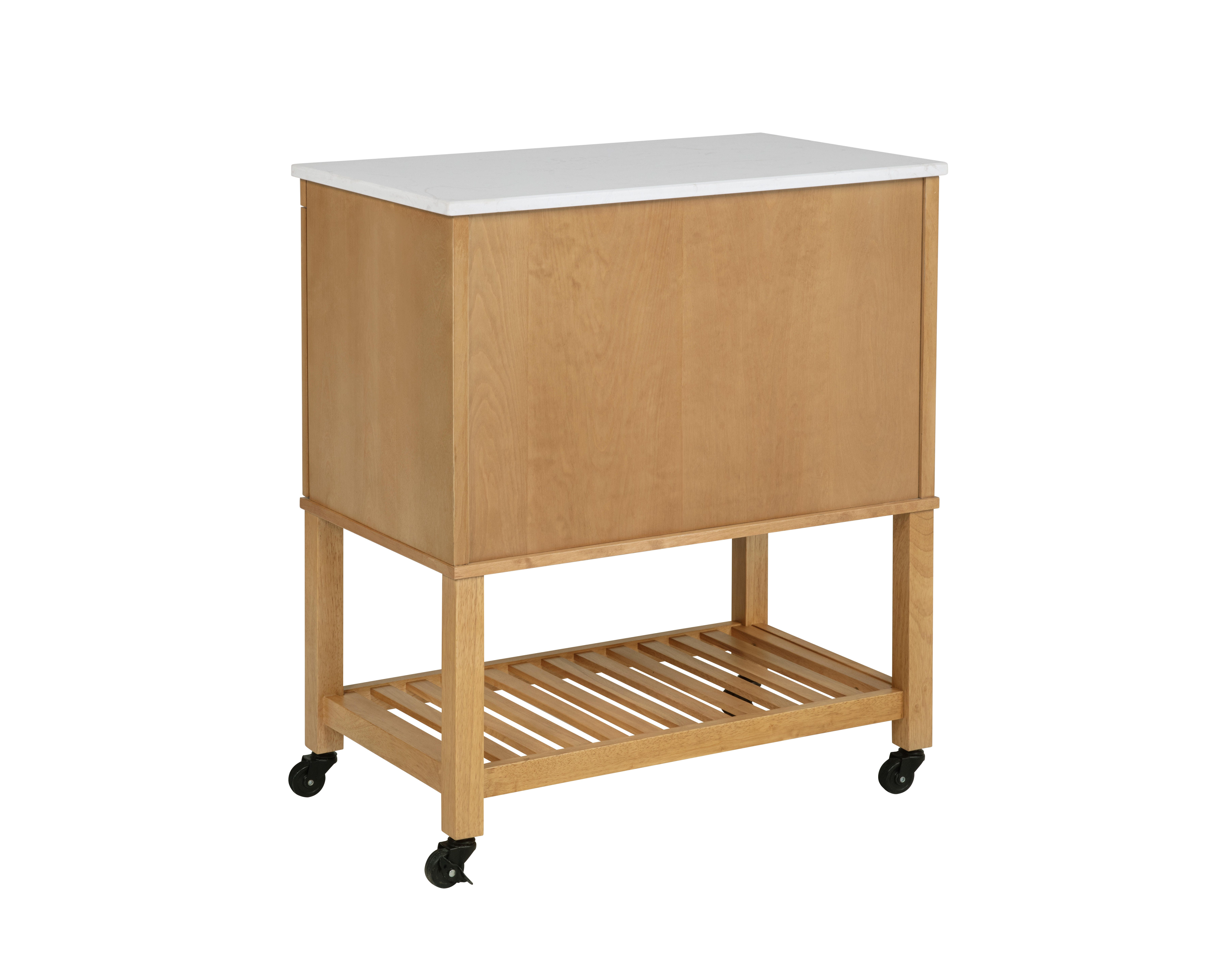 Linon Kip Kitchen Cart, , large