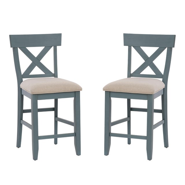 Linon Belsey Counter Height Bar Stool (Set of 2)