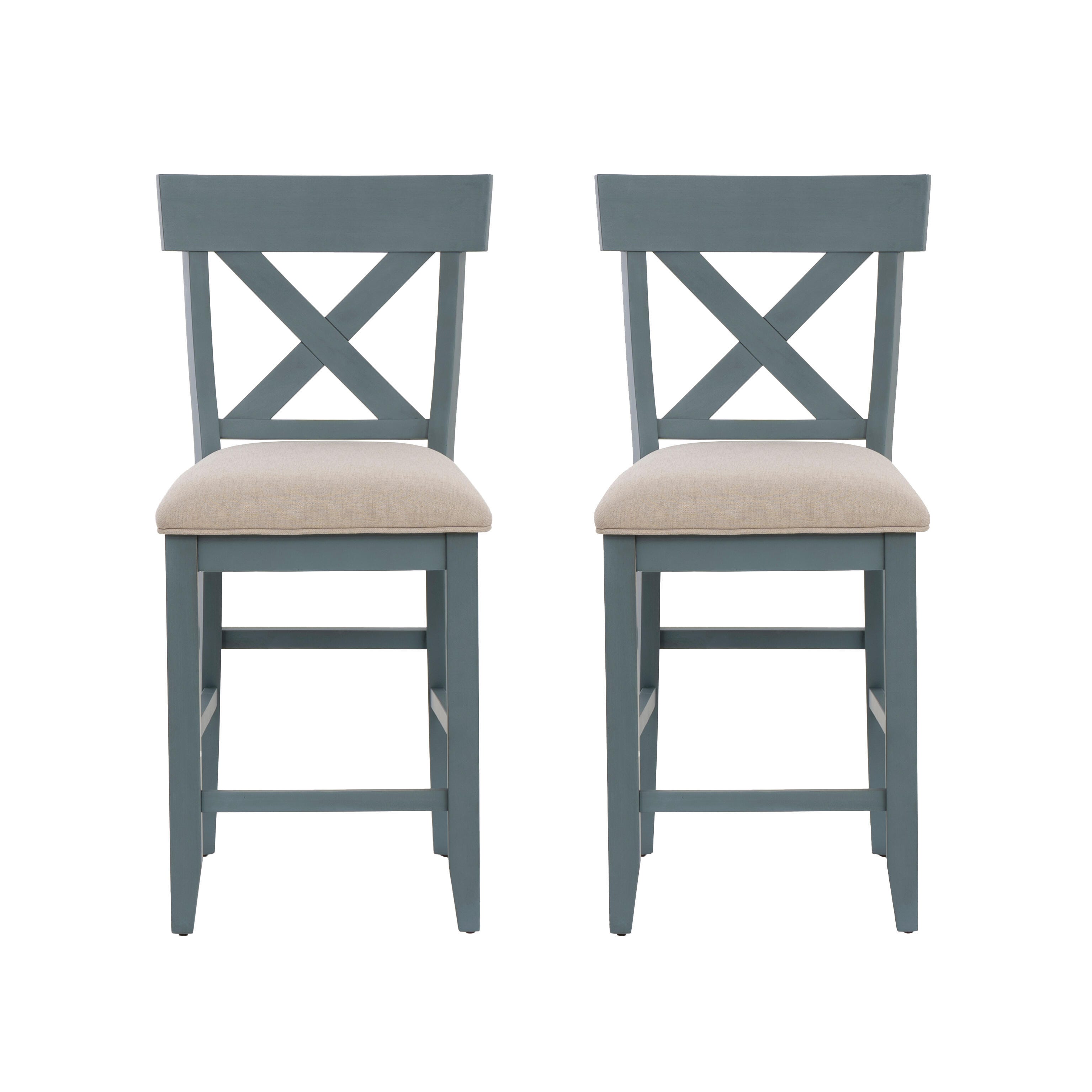 Linon Belsey Counter Height Bar Stool (Set of 2), , large
