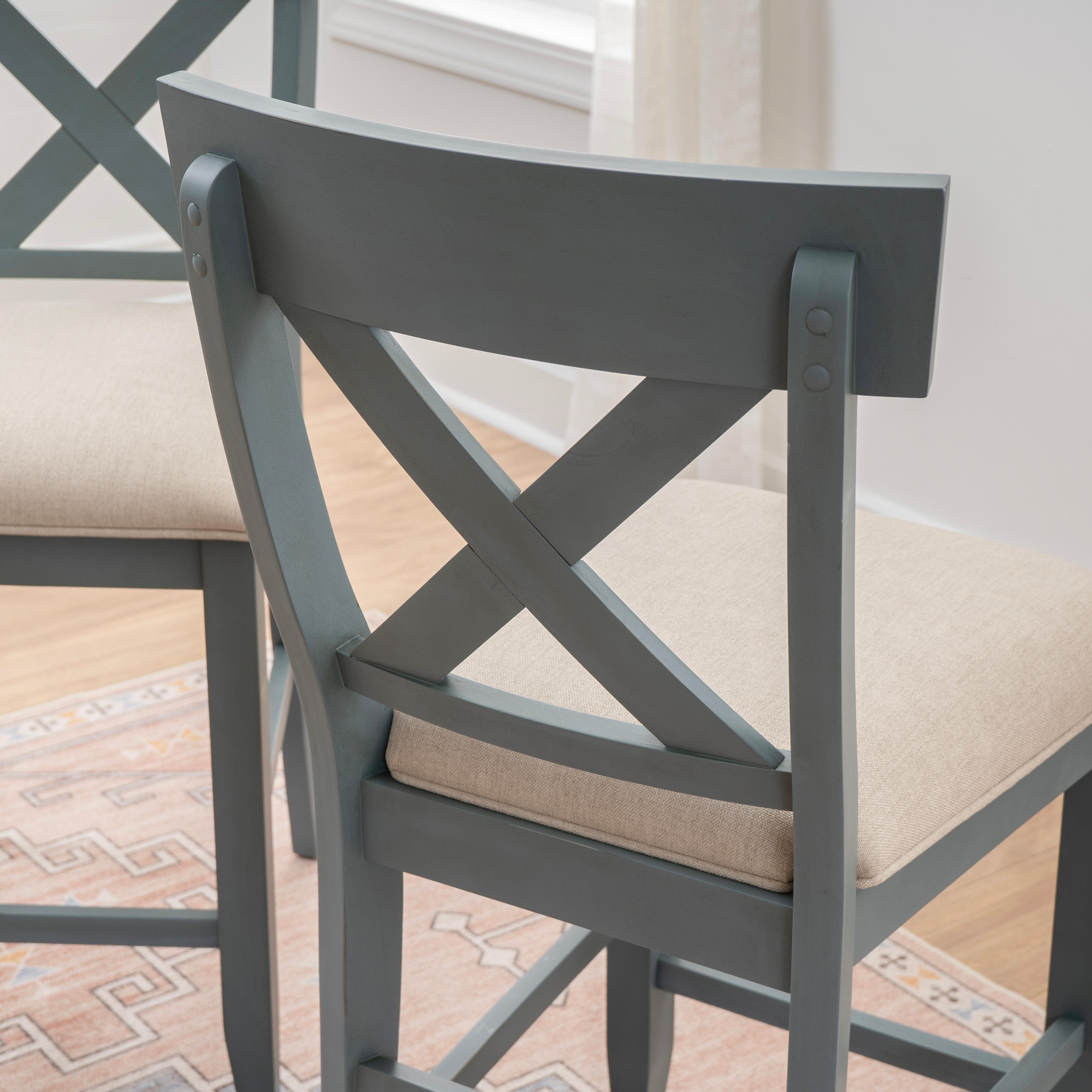 Linon Belsey Counter Height Bar Stool (Set of 2), , large