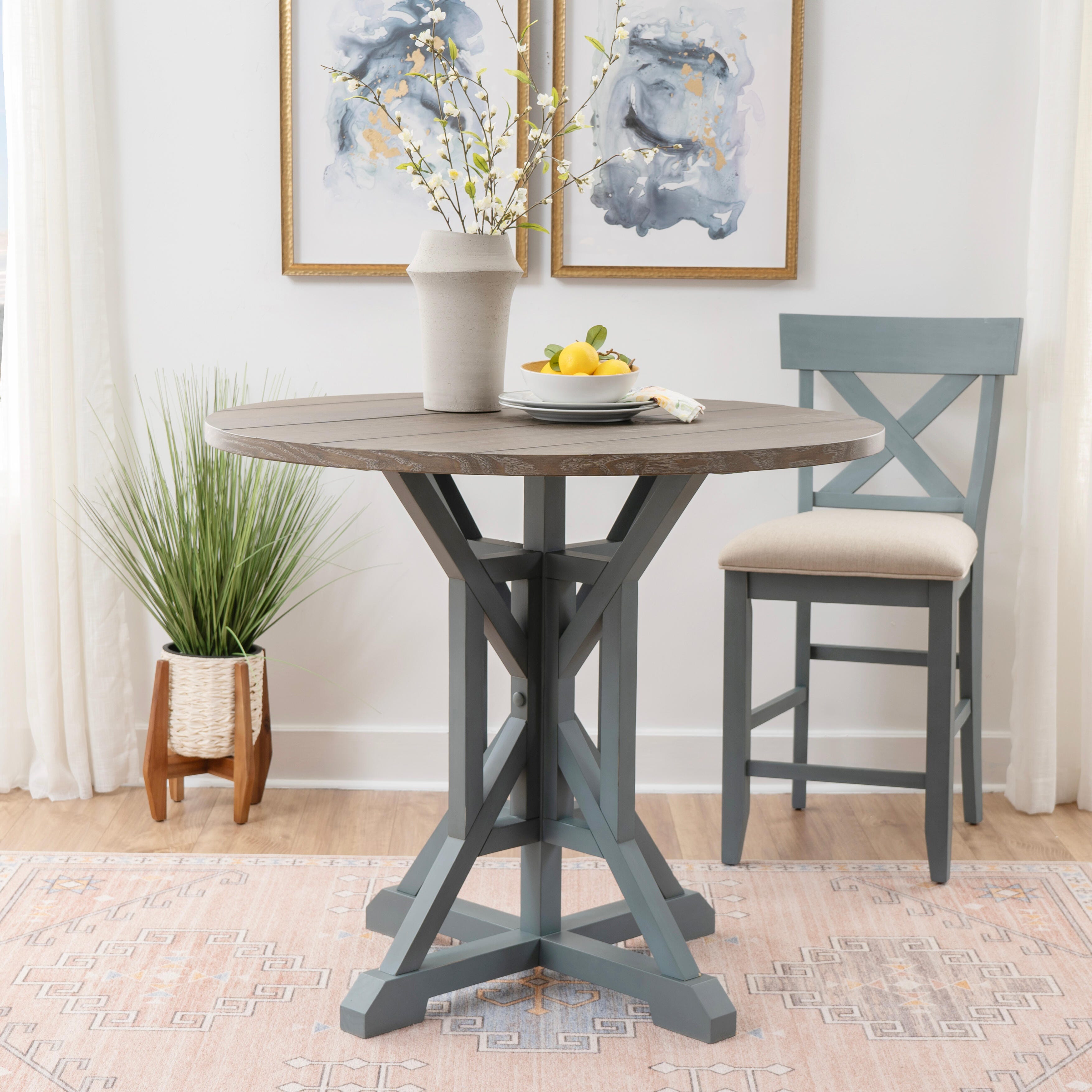 Linon Belsey Counter Height Dining Table, , rollover