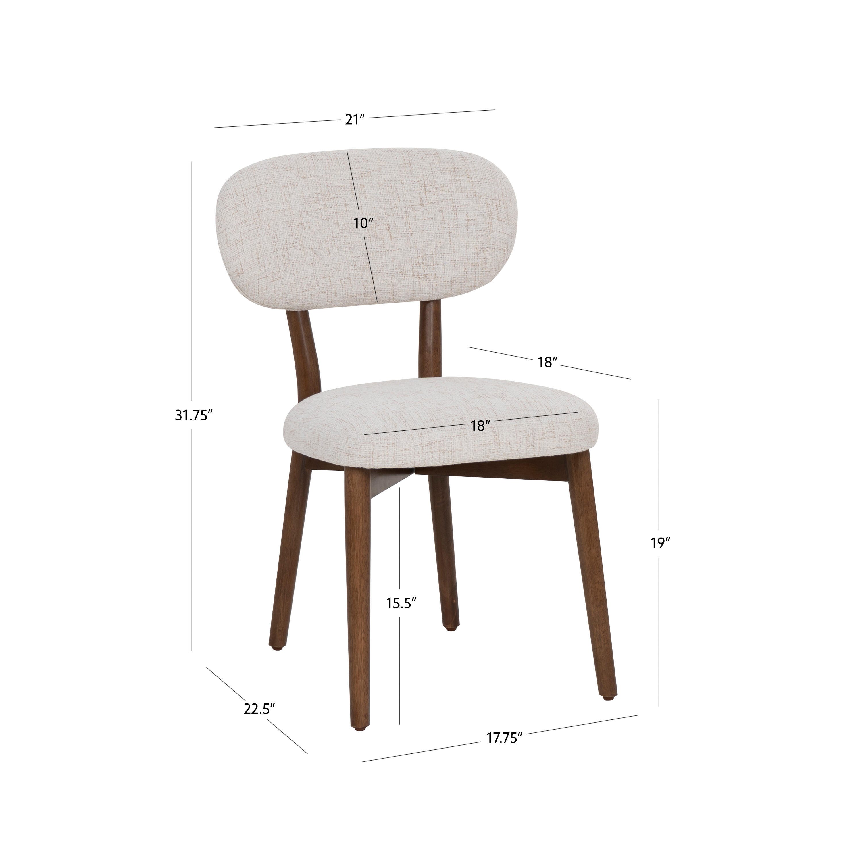 Linon Curran Dining Chair (Set of 2), , large