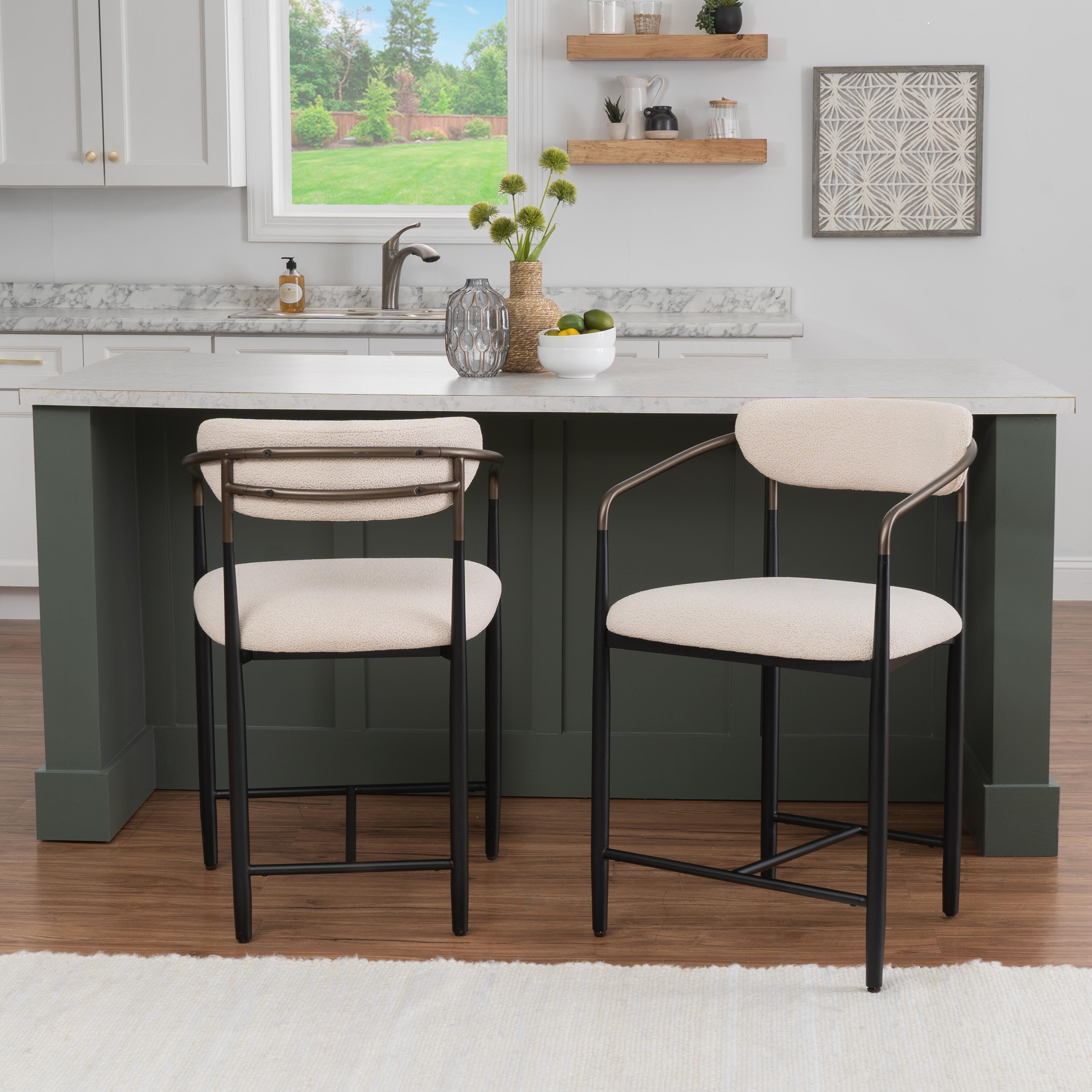 Linon Bonlyn Counter Height Bar Stool (Set of 2), , rollover