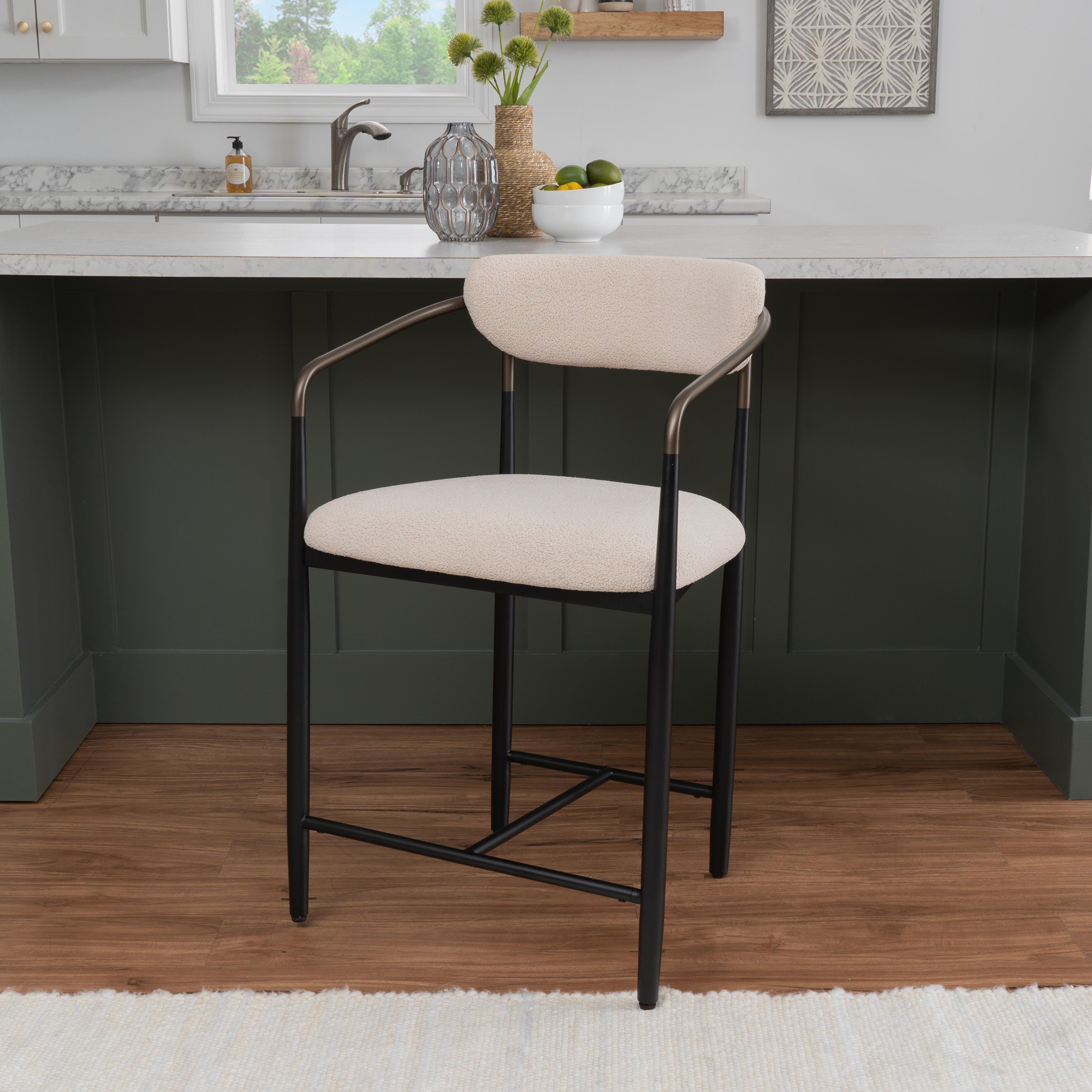 Linon Bonlyn Counter Height Bar Stool (Set of 2), , large