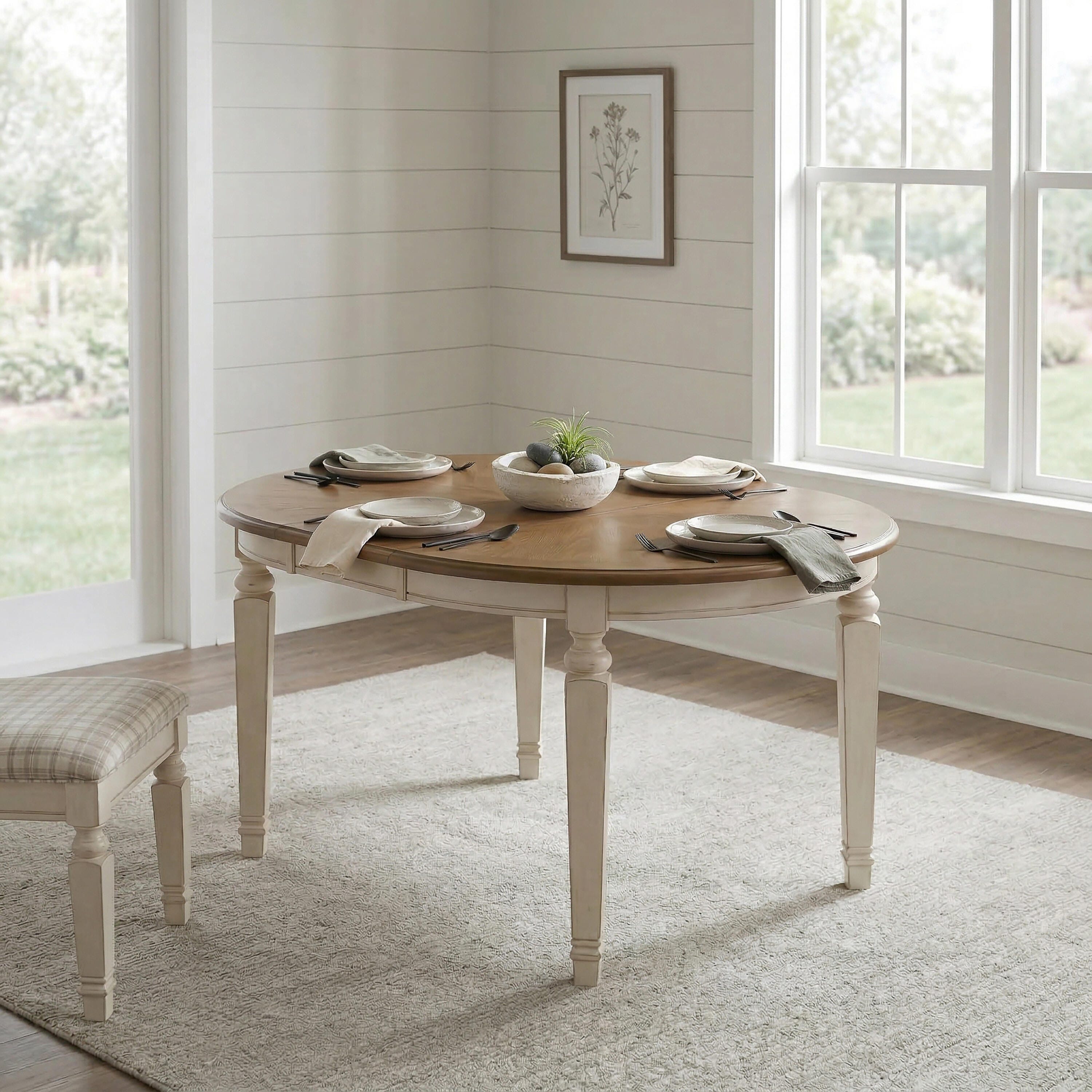 Linon Welliver Extendable Dining Table, , large