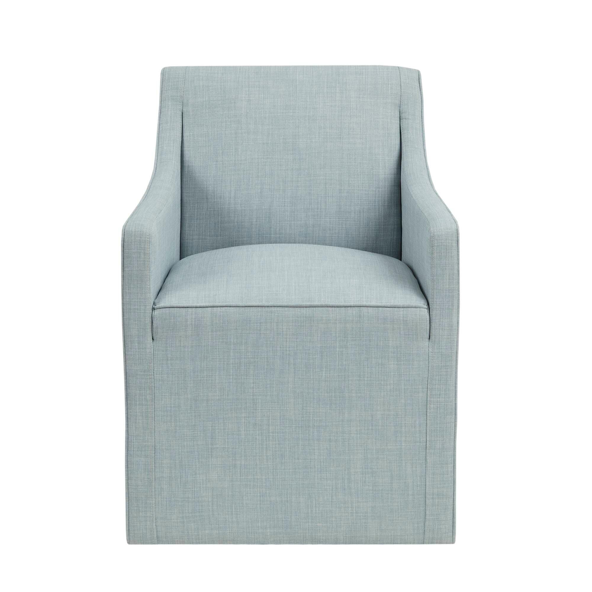 Madison Park Charlotte Dining Chair, Blue, large
