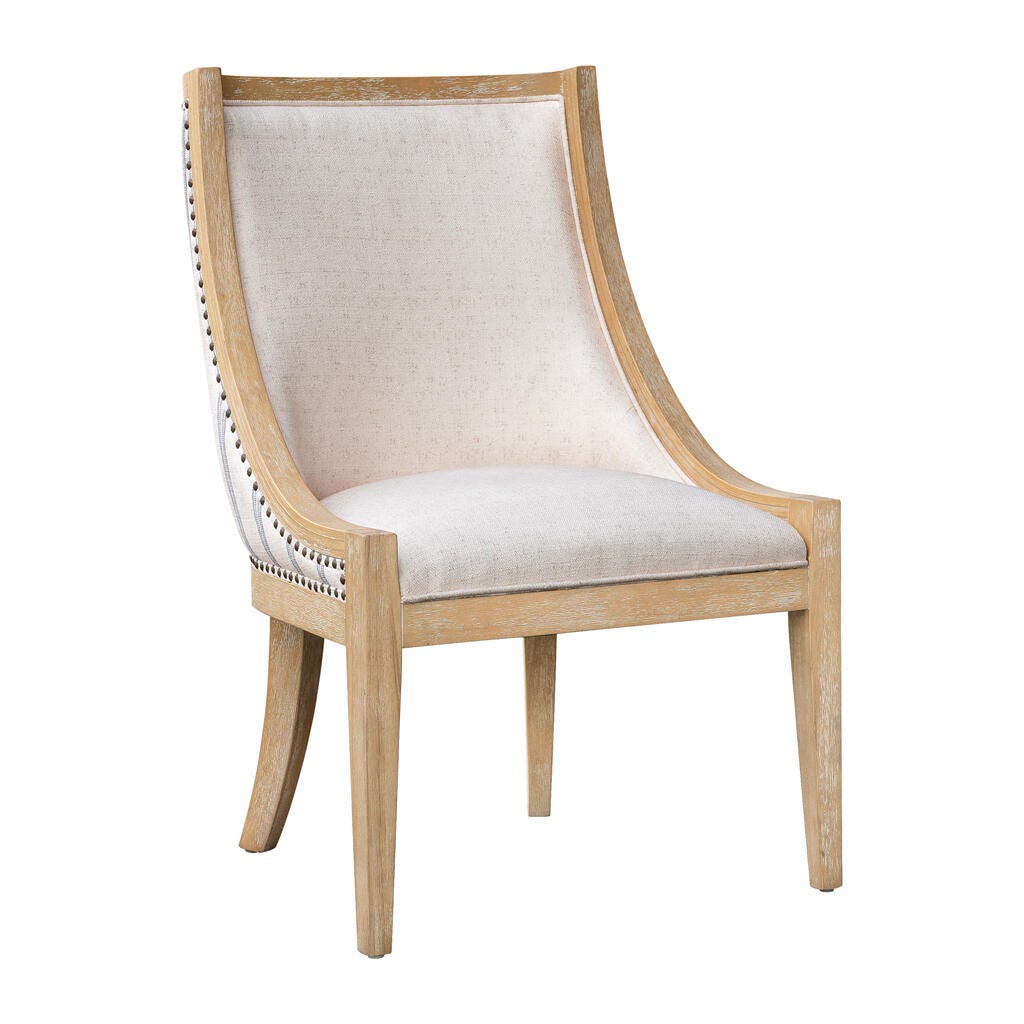 Martha Stewart Elmcrest Dining Chair, Beige/Tan, large