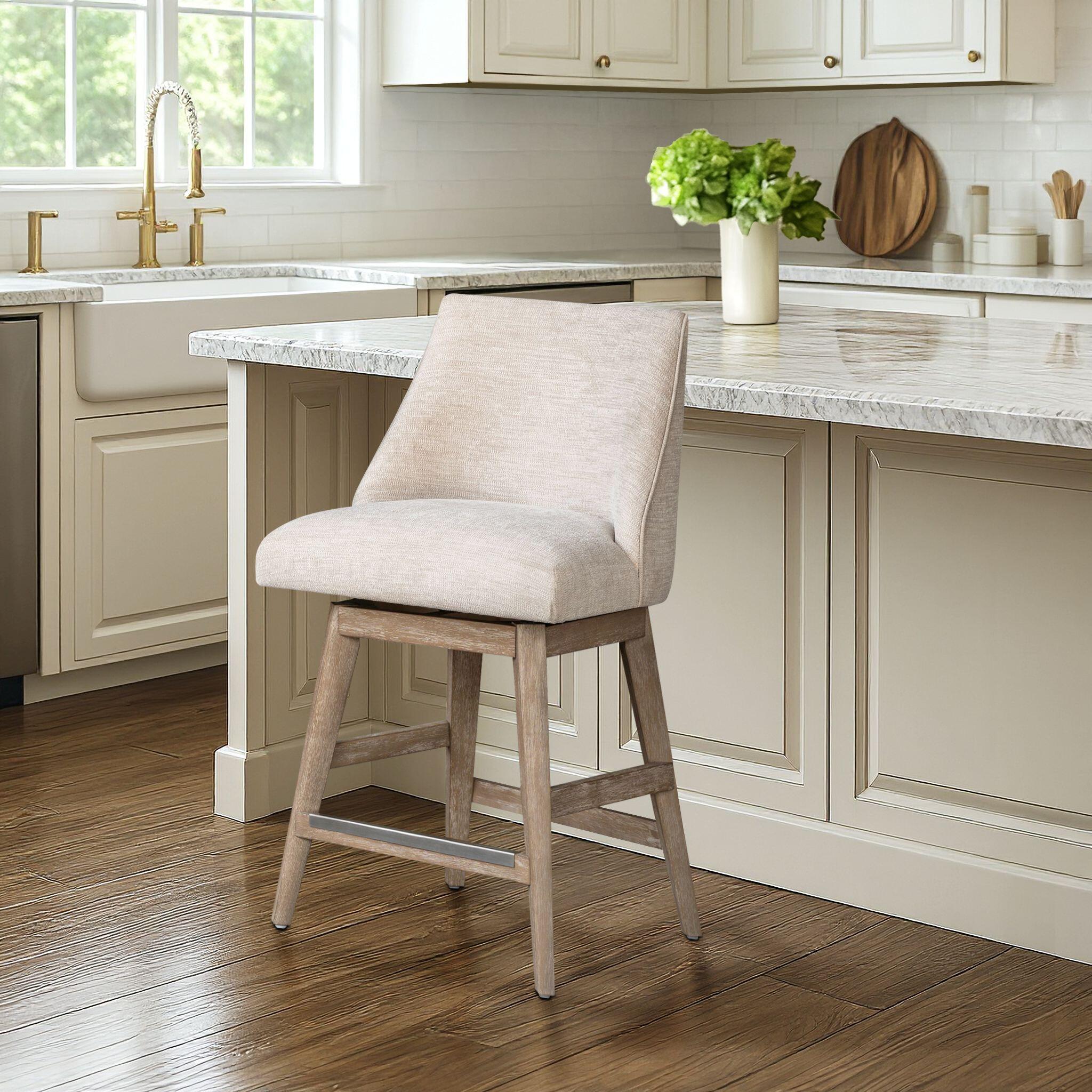 Martha Stewart Winfield Counter Height Bar Stool, , rollover