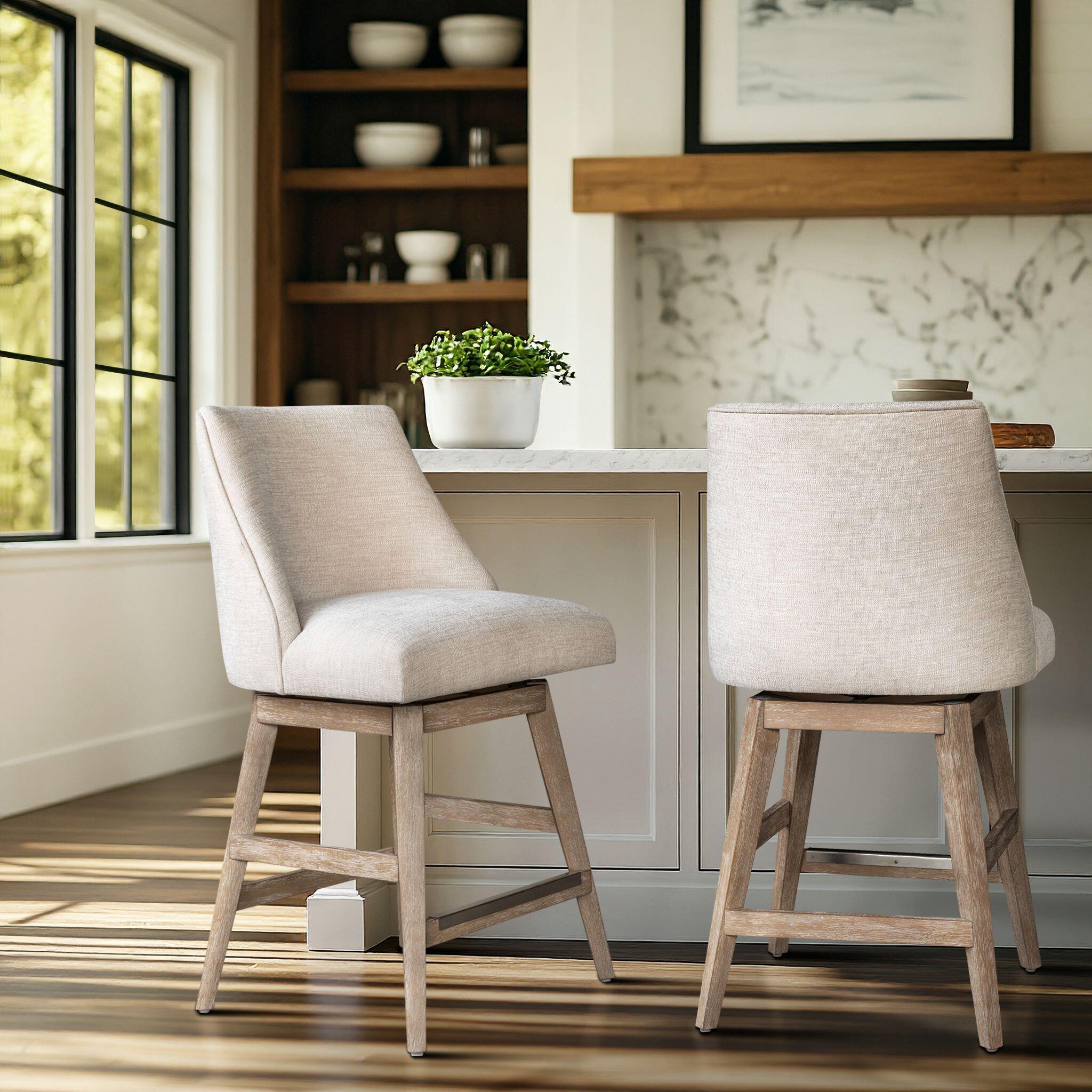 Martha Stewart Winfield Counter Height Bar Stool, , large