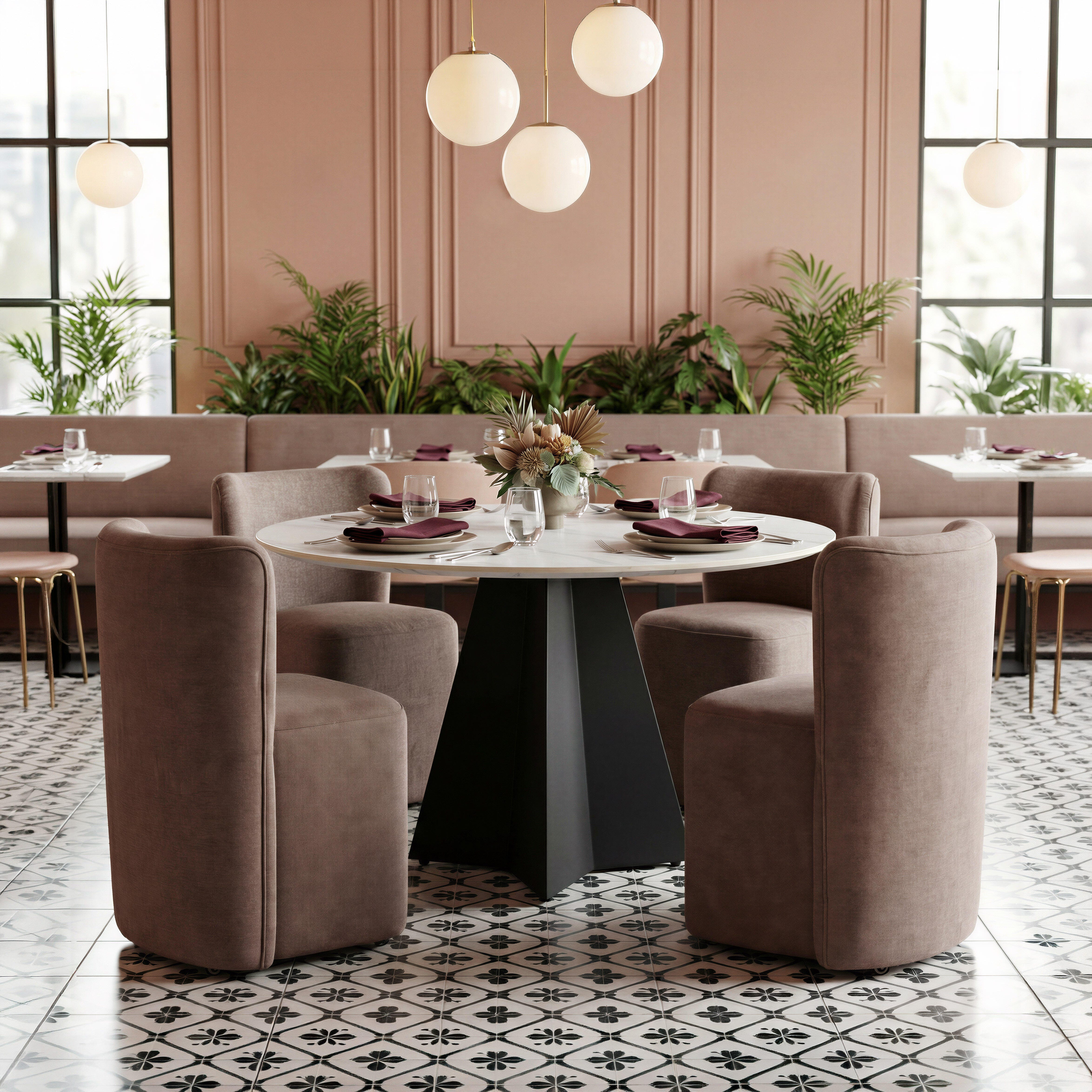 ZUO Bambun Armless Dining Chair, , rollover