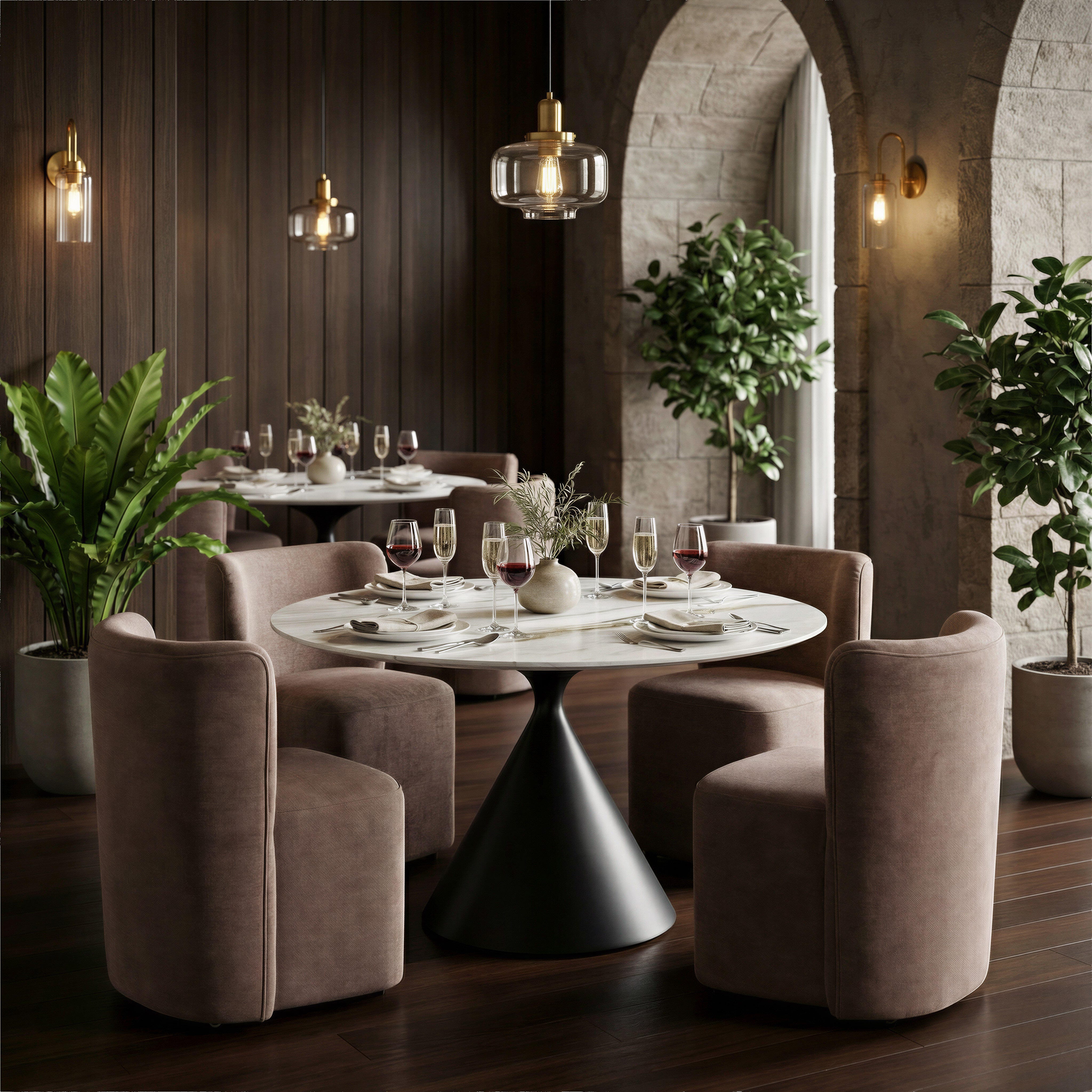 ZUO Bambun Armless Dining Chair, , large