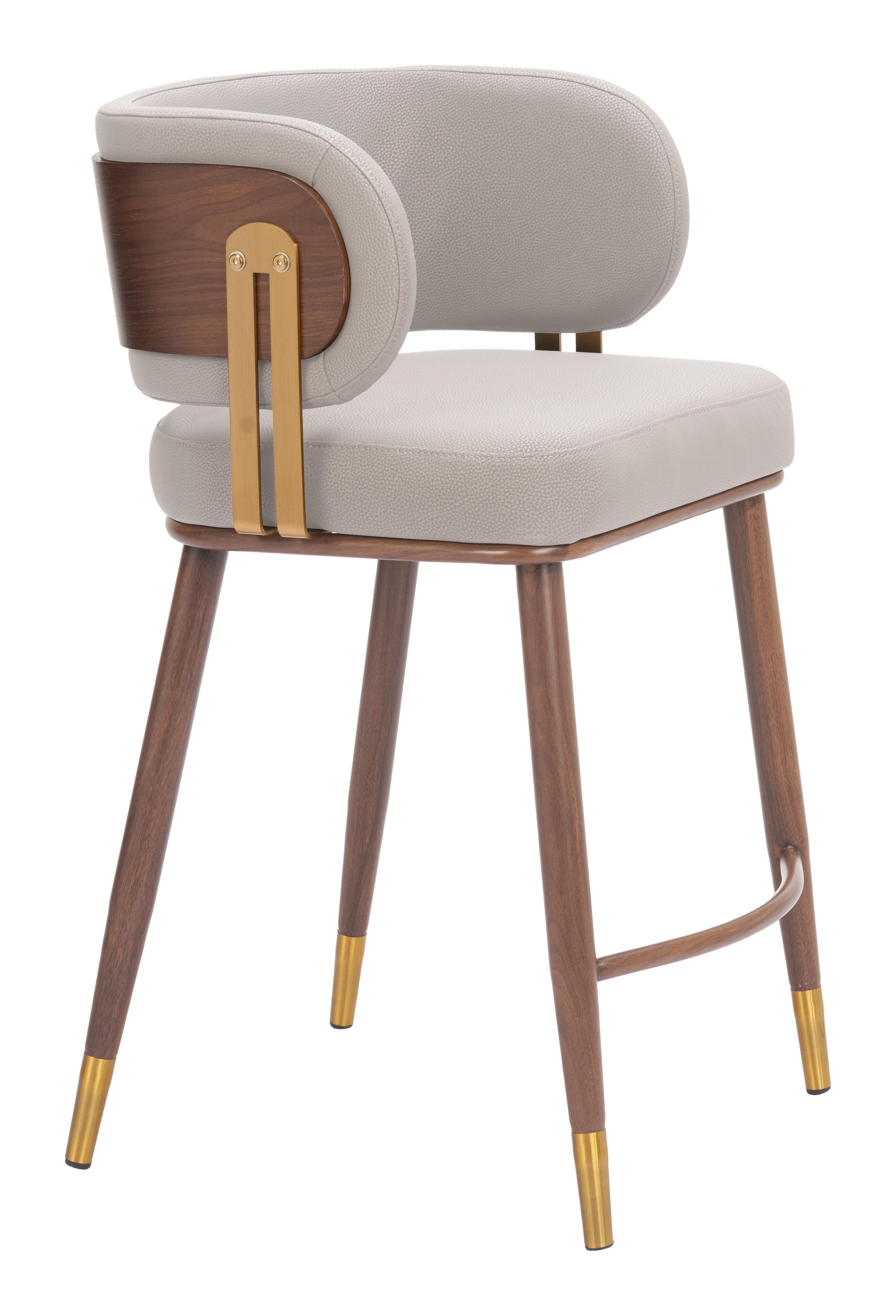 ZUO Brew Counter Height Bar Stool, , large