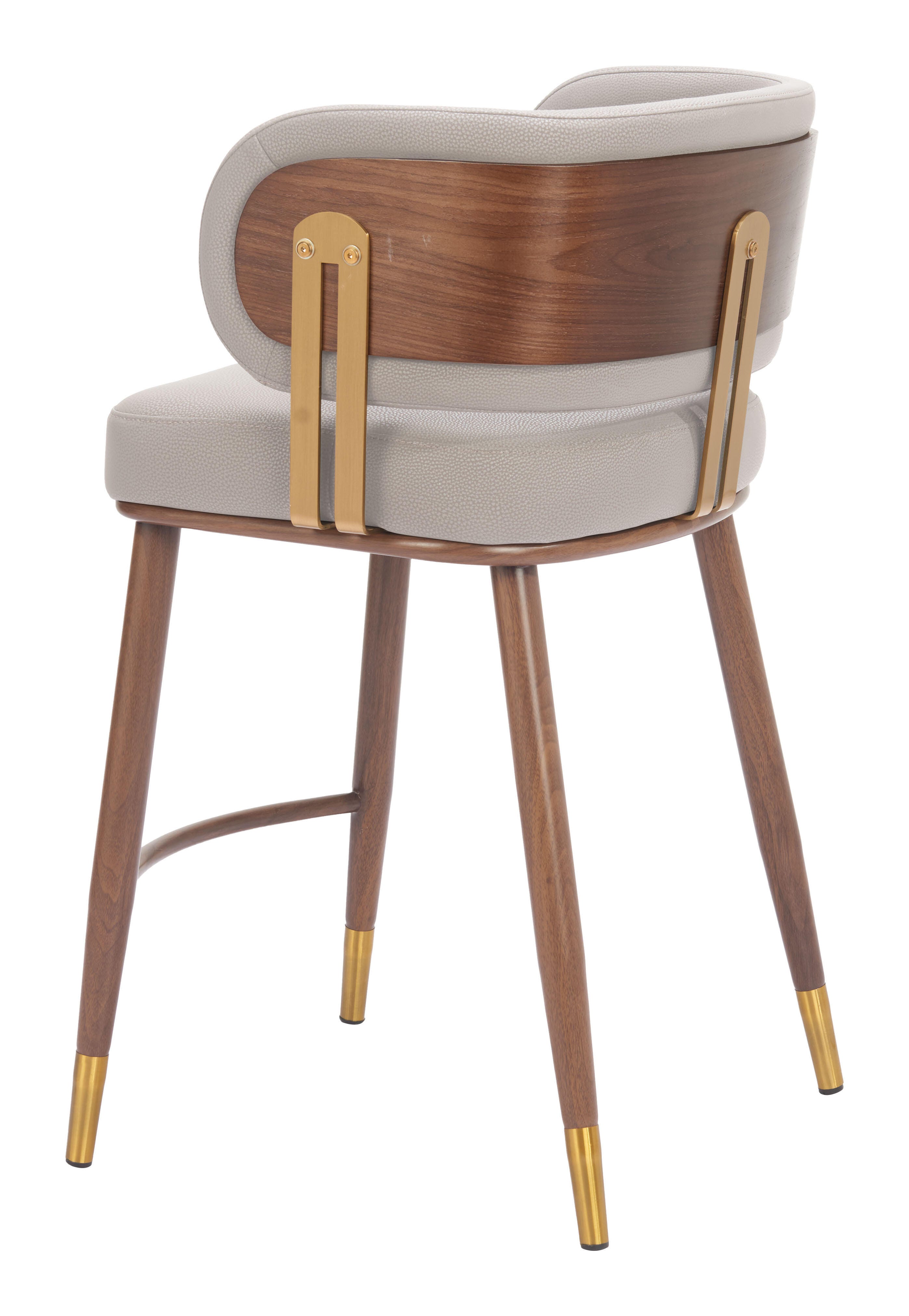 ZUO Brew Counter Height Bar Stool, , large